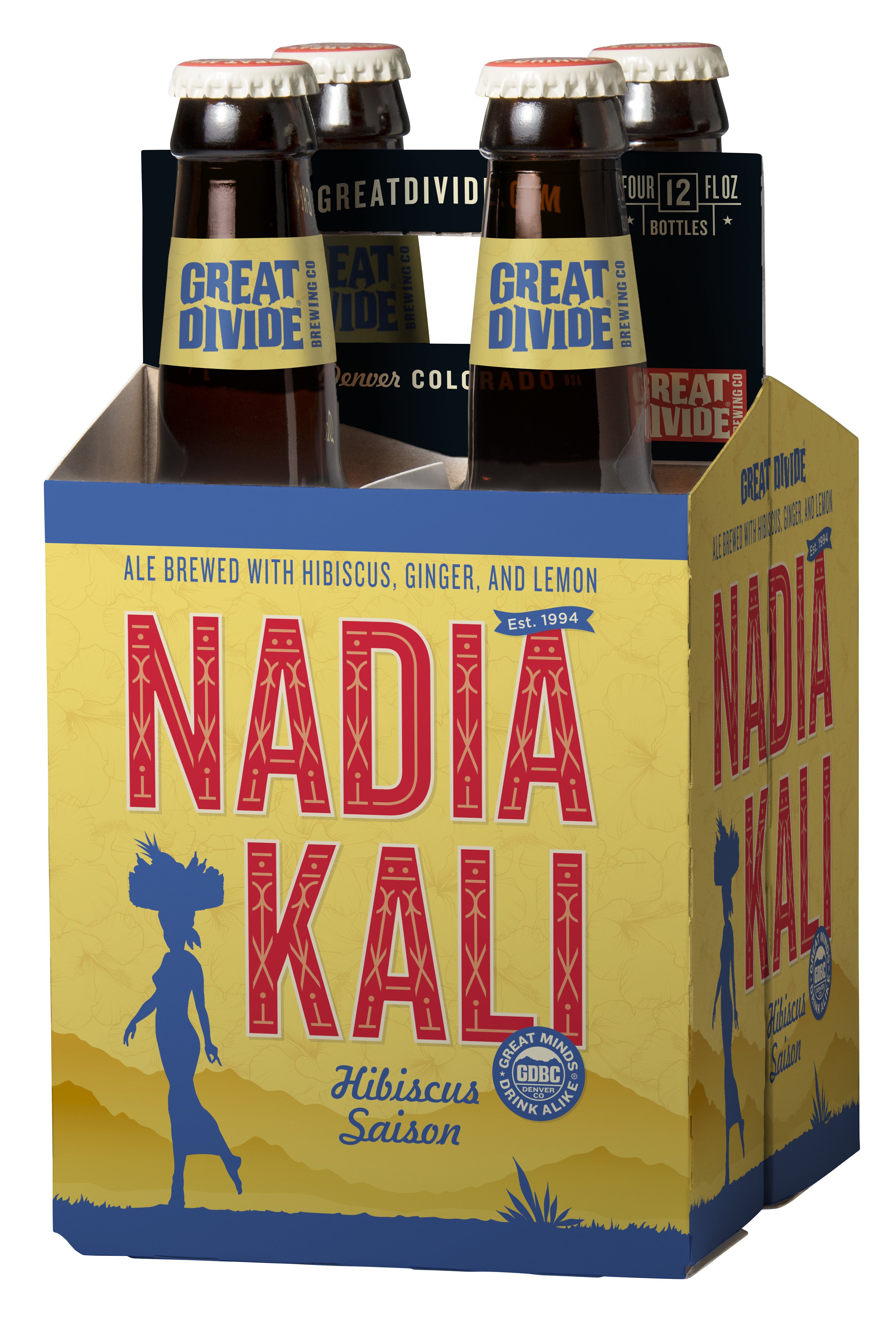 Great Divide Nadia Kali Hibiscus Saison 4 Pack. (image courtesy of Great Divide)