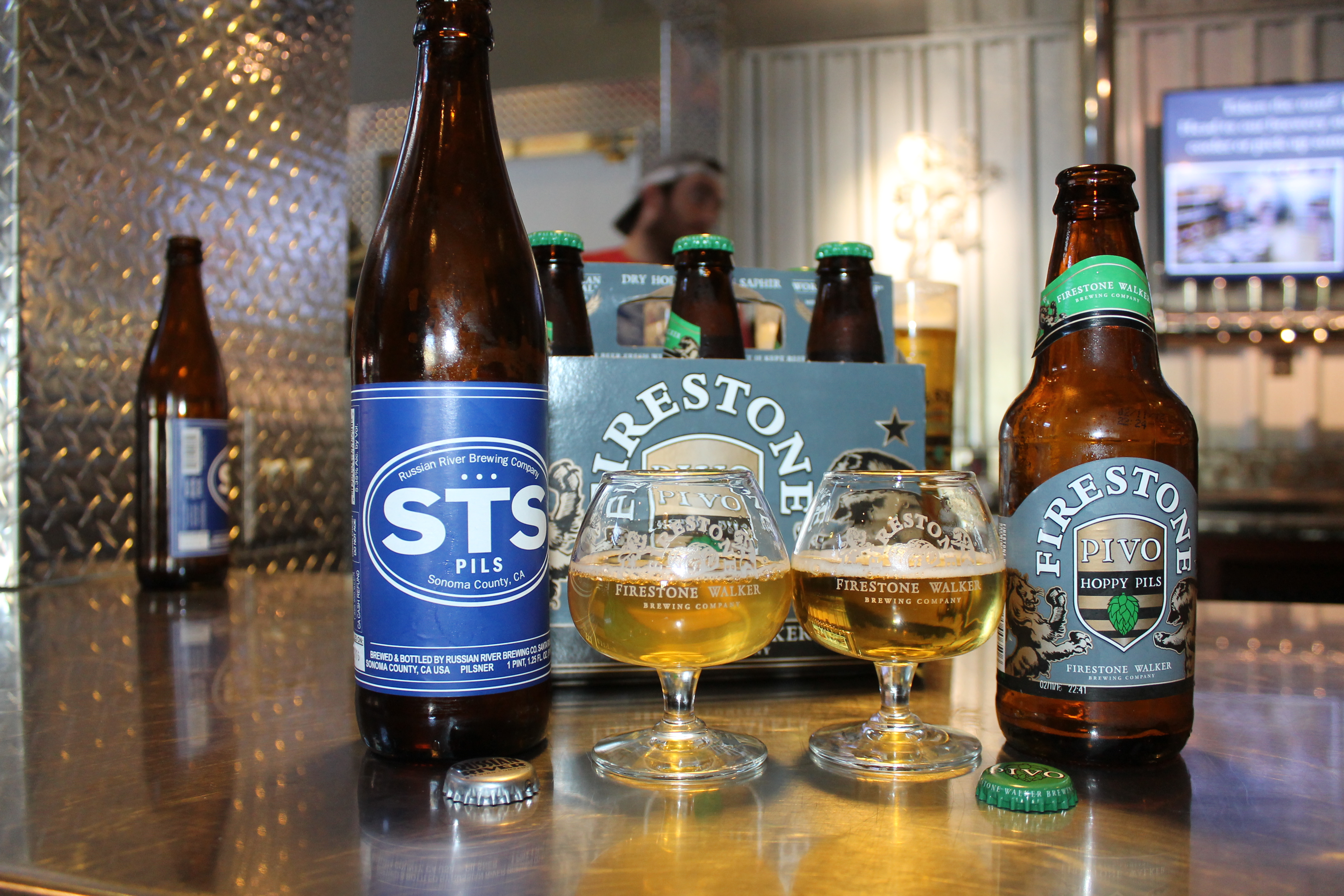 The combination of Russian River STS and Firestone Walker Pivo makes for STiVO. (image courtesy of Firestone Walker Brewing)