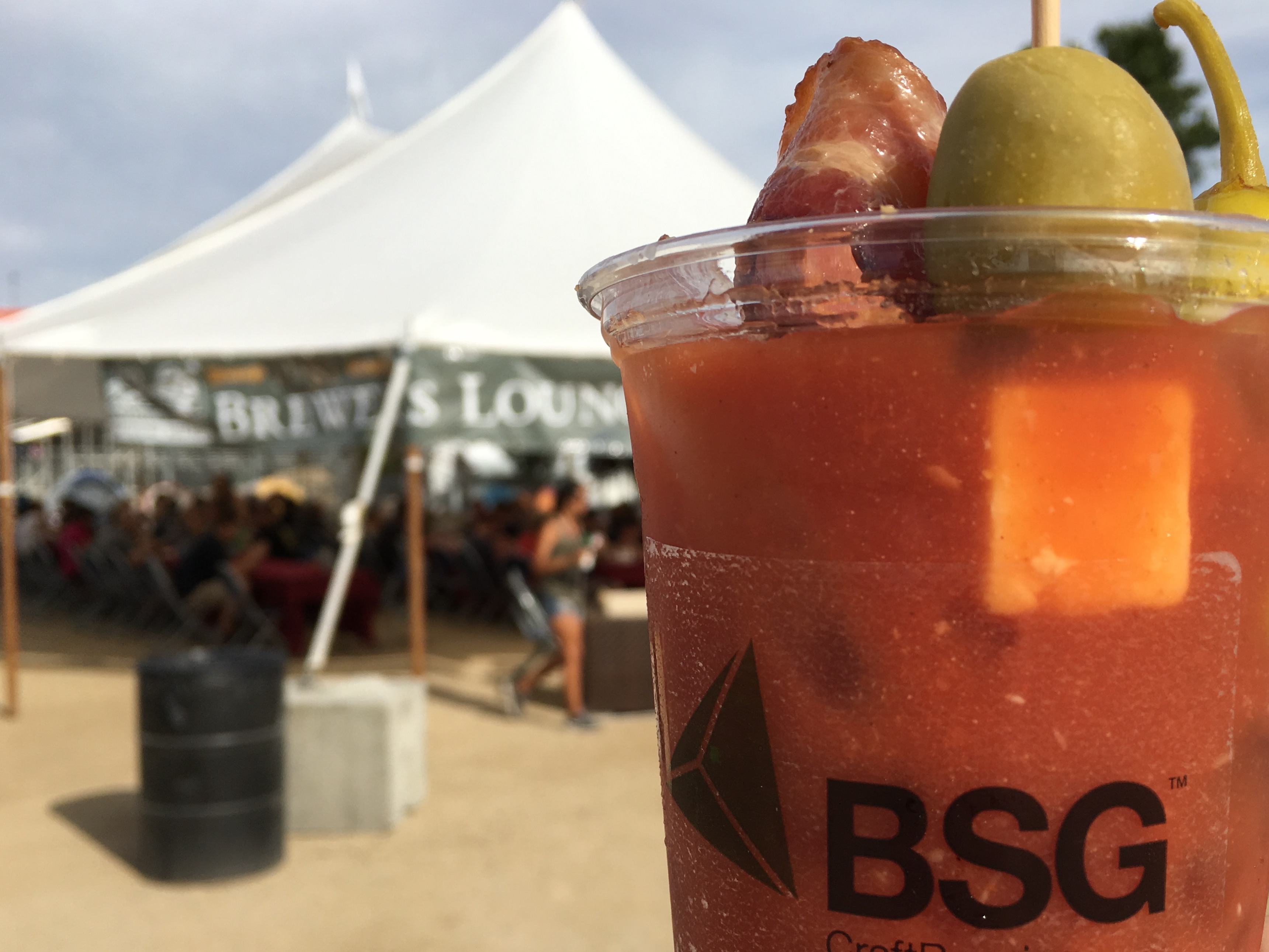 A Bloody Mary prior to Saturday's Firestone Walker Invitational Beer Fest.