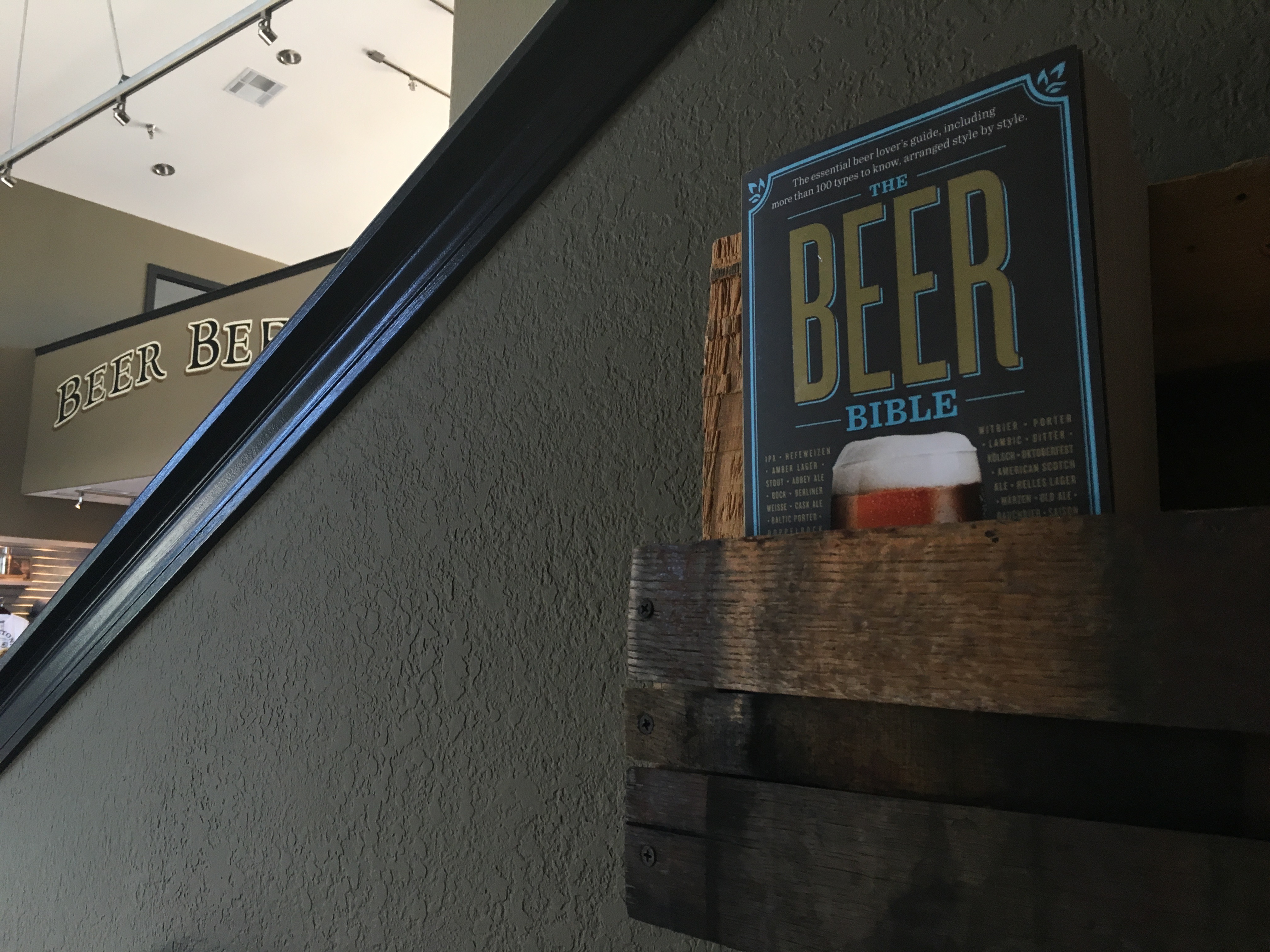 Jeff Alworth's The Beer Bible was spotted for sale inside Firestone Walker's Brewery Emporium Gift Shop.