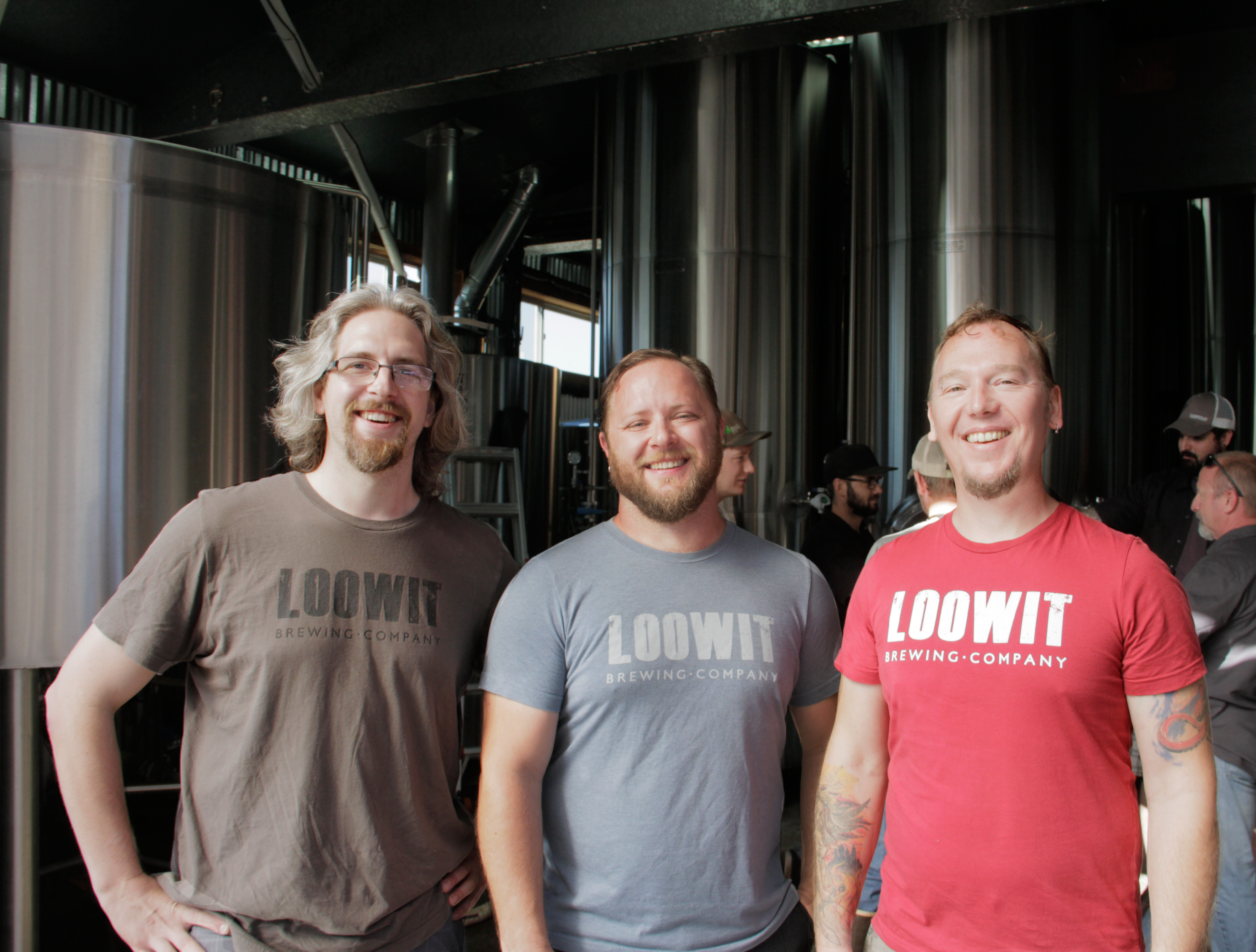 Loowit Brewing during the North Bank Beer Week collaboration brew. (photo by Will Smith of ZZoom Media)