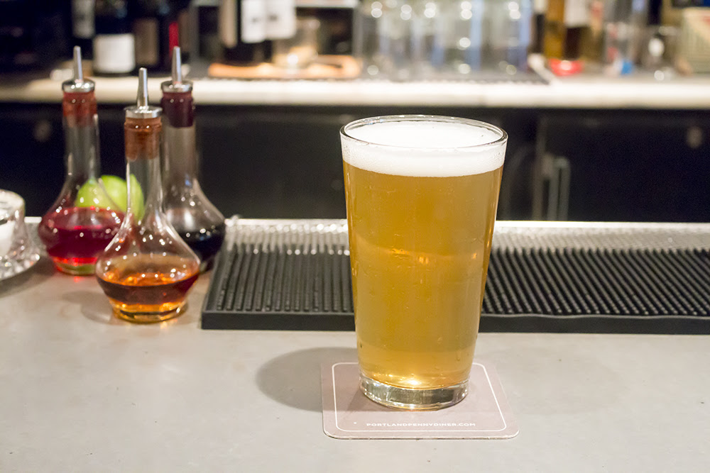 Fumé de Miel Smoked Honey Saison, was a collaboration between Culmination and Imperial Chef de Cuisine Matthew Jarrell and General Manager Eric Bigger. (image courtesy of Imperial).