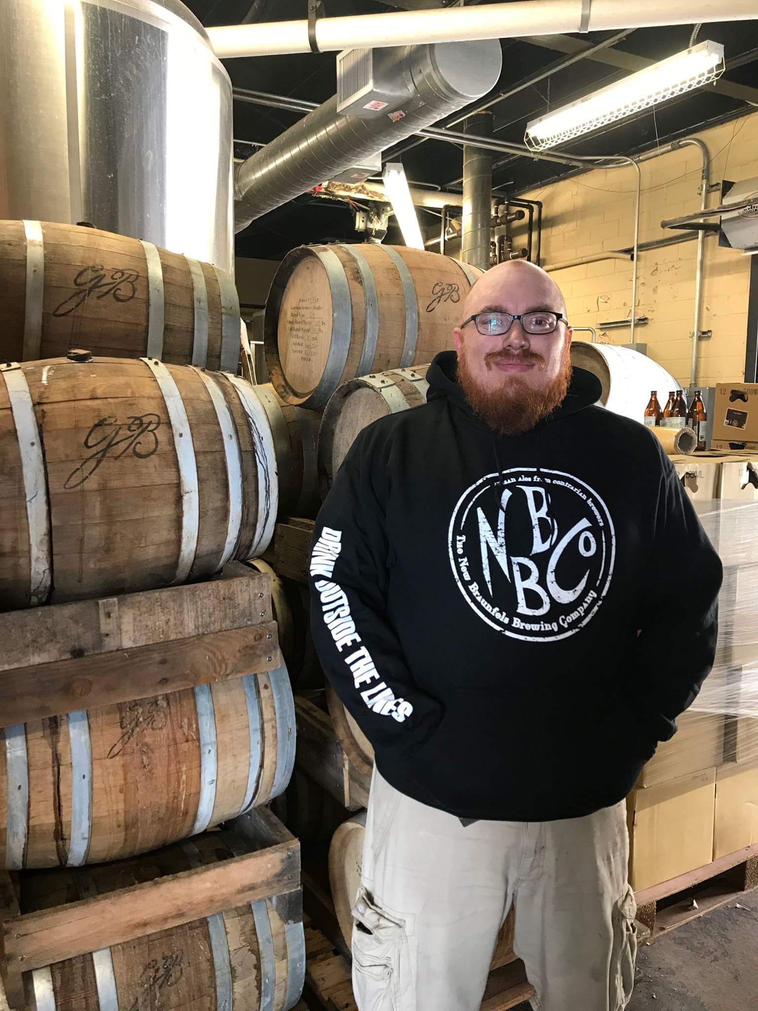 Nathan Rice, brewer at New Braunfels Brewing. (image courtesy of New Braunfels Brewing)