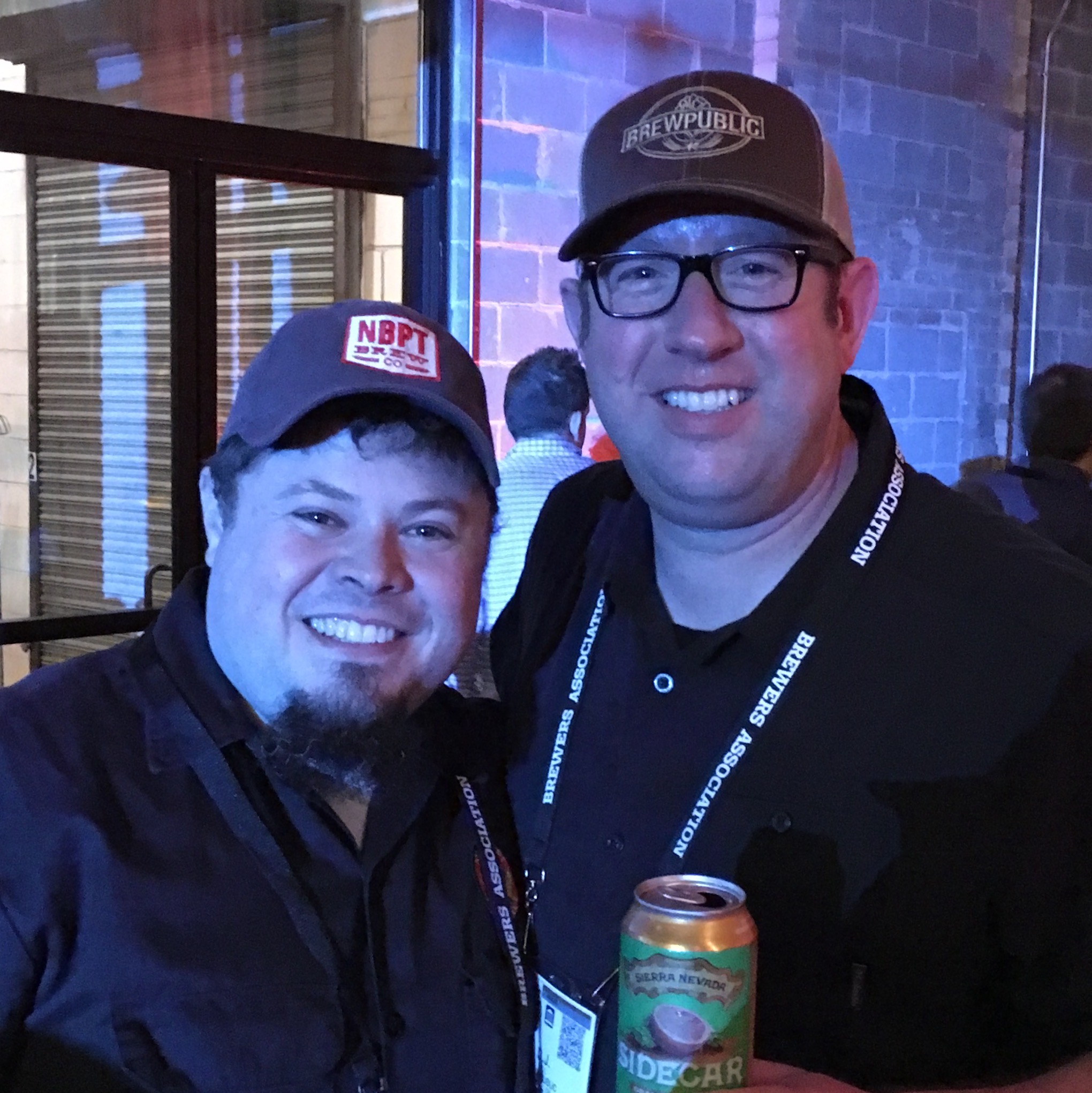 Sean Jansen and DJ Paul at the Sierra Nevada Beer Camp Party during the 2017 Craft Brewers Conference.