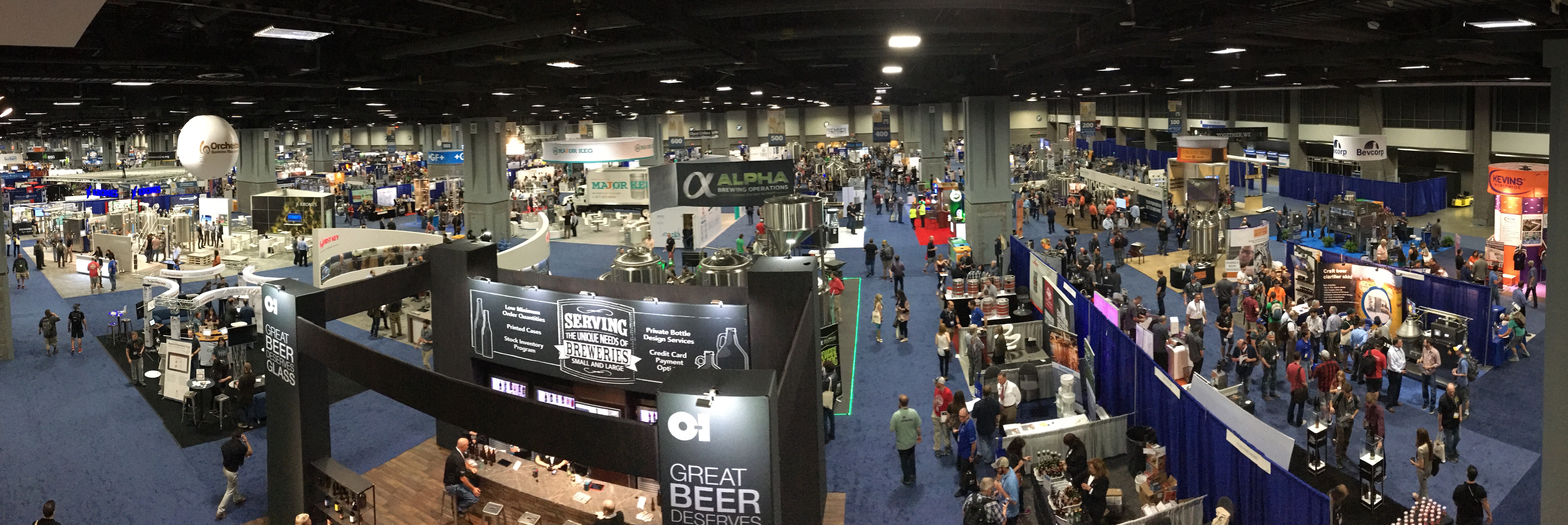 The show floor for the 2017 Craft Brewers Conference was massive.