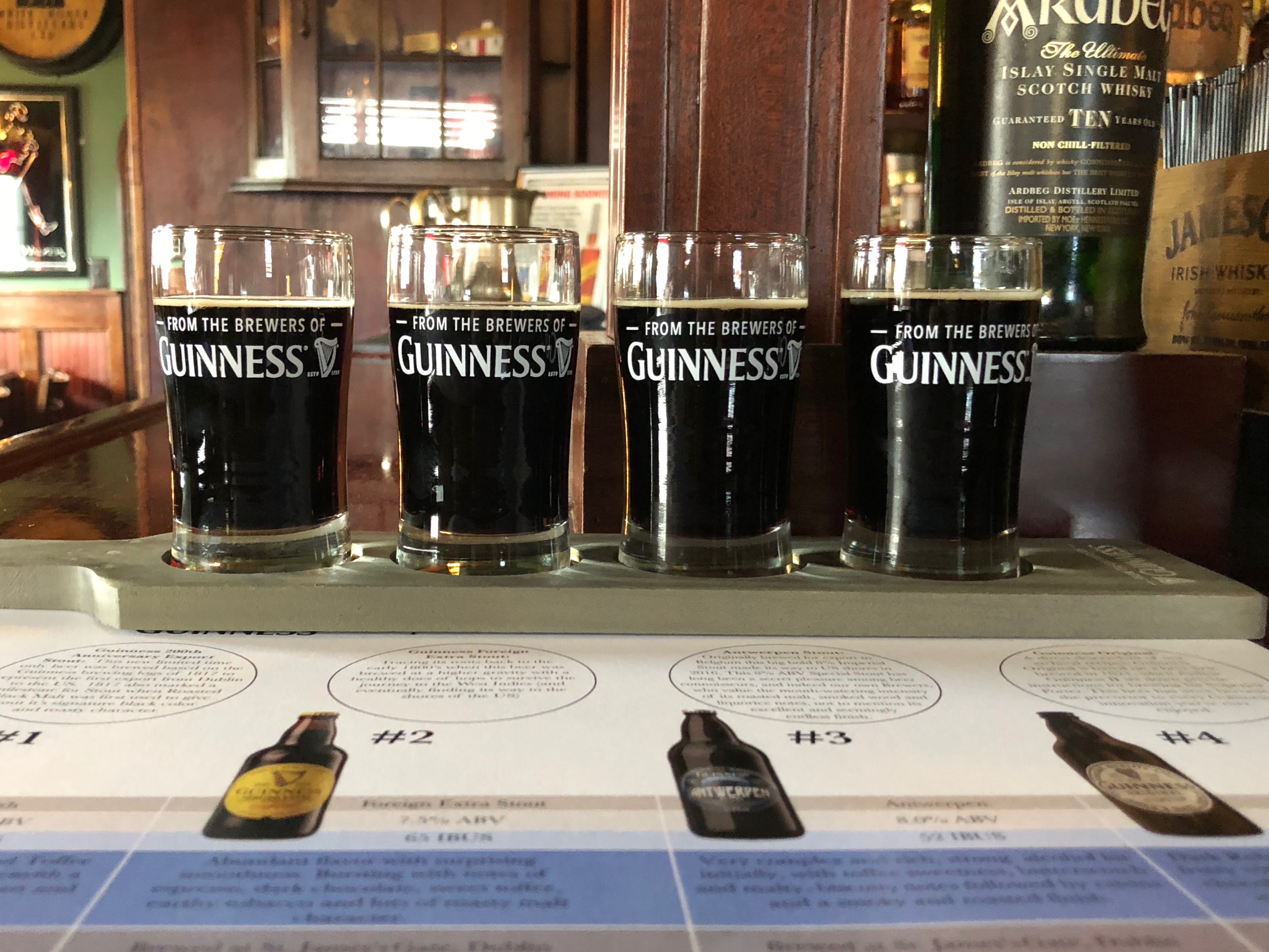 Ambassadors from Guinness made their way to the Highland Stillhouse to present the 200th Anniversary Export Stout.