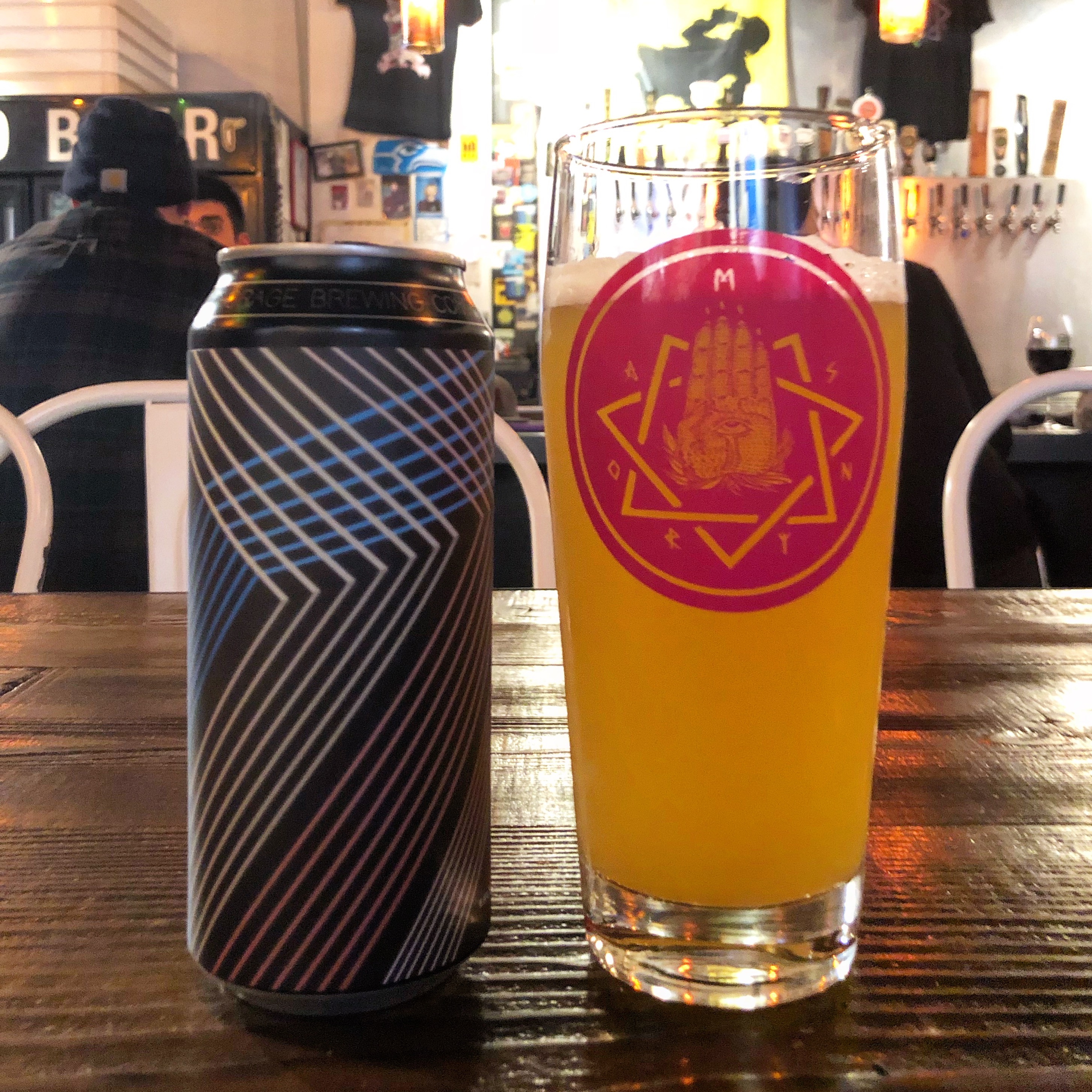 Anchorage Brewing has been brewing some exclusive beers for The Masonry in Seattle. The pizza there is so good and the beer list is equally amazing.