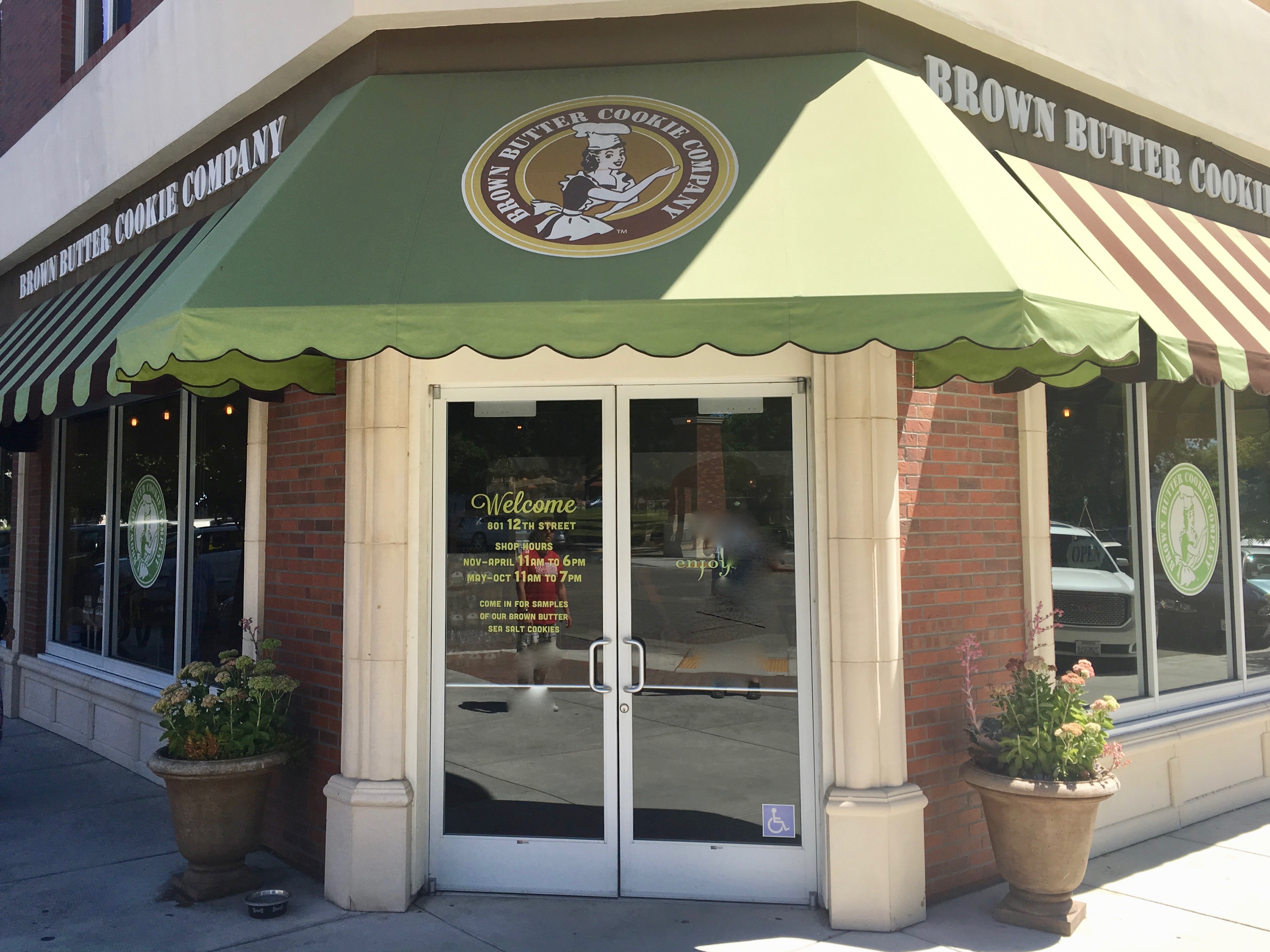 Brown Butter Cookie Company store in downtown Paso Robles, California.