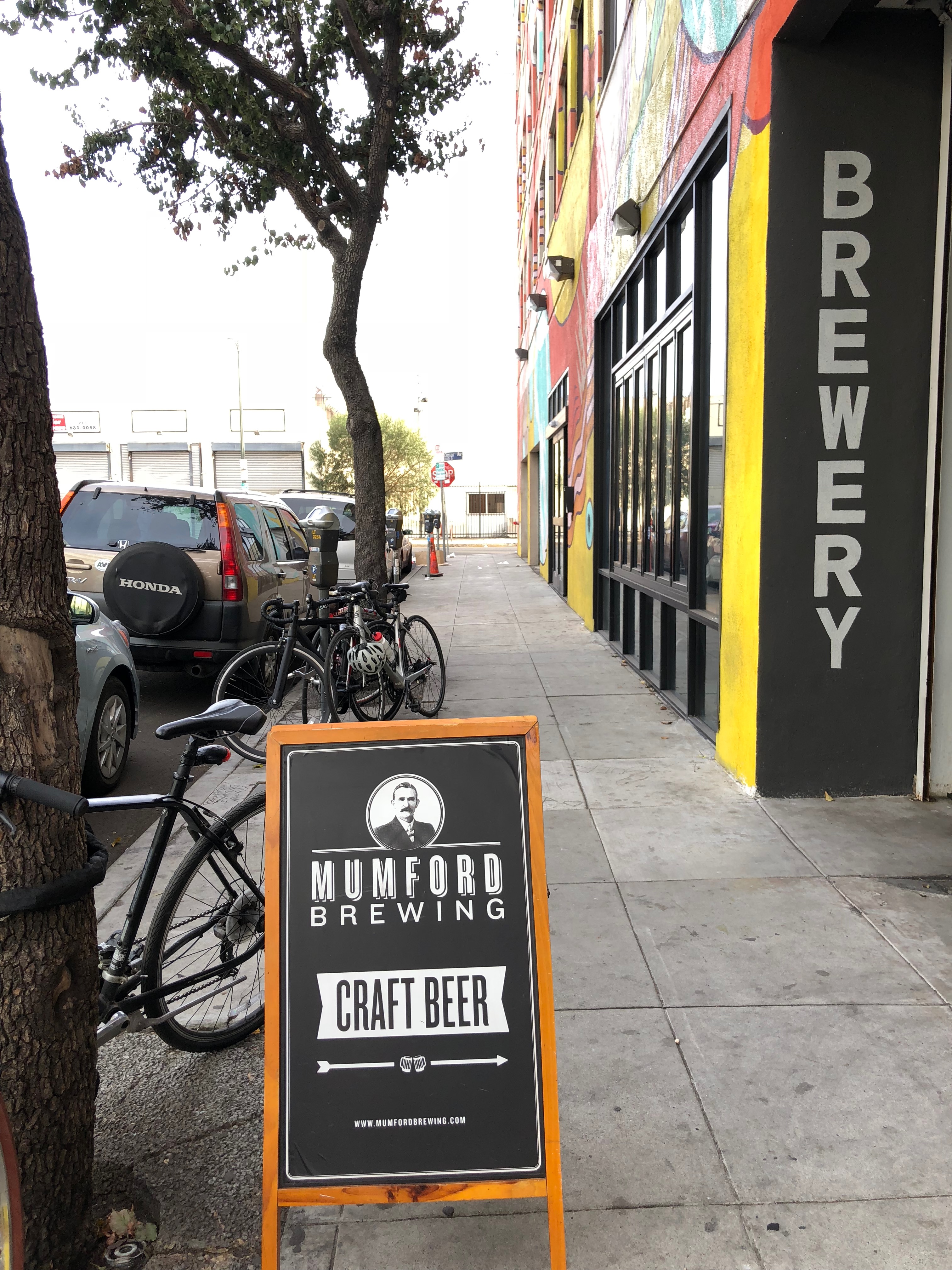 Welcome to Mumford Brewing in downtown Los Angeles.