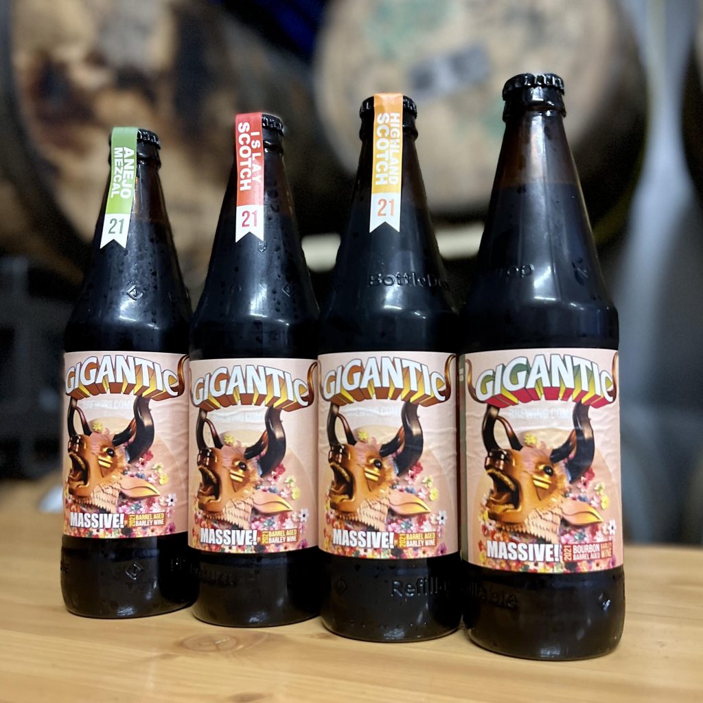 Gigantic Brewing Releases 2021 MASSIVE Barleywine And Three MASSIVE