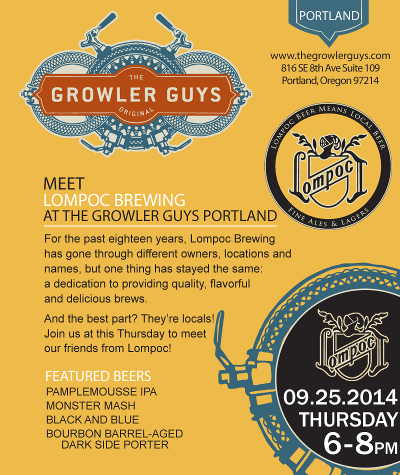 Lompoc Brewing at The Growler Guys Portland – BREWPUBLIC.com