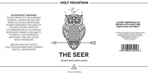 Holy Mountain The Seer Foudre Aged Hoppy Saison