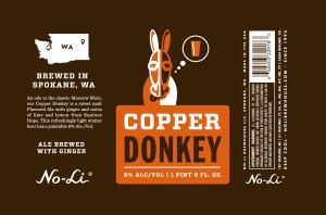 No-Li Copper Donkey 22oz Bottle Label - Print File - 7.29.2015