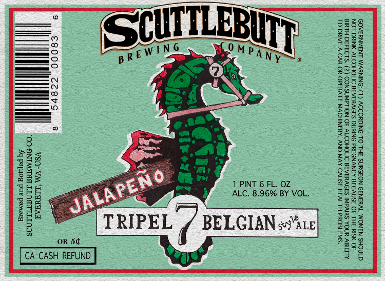 scuttlebutt beer label