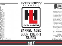 Everybody's Brewing Local Harvest-Barrell Aged Sour Cherry Saison