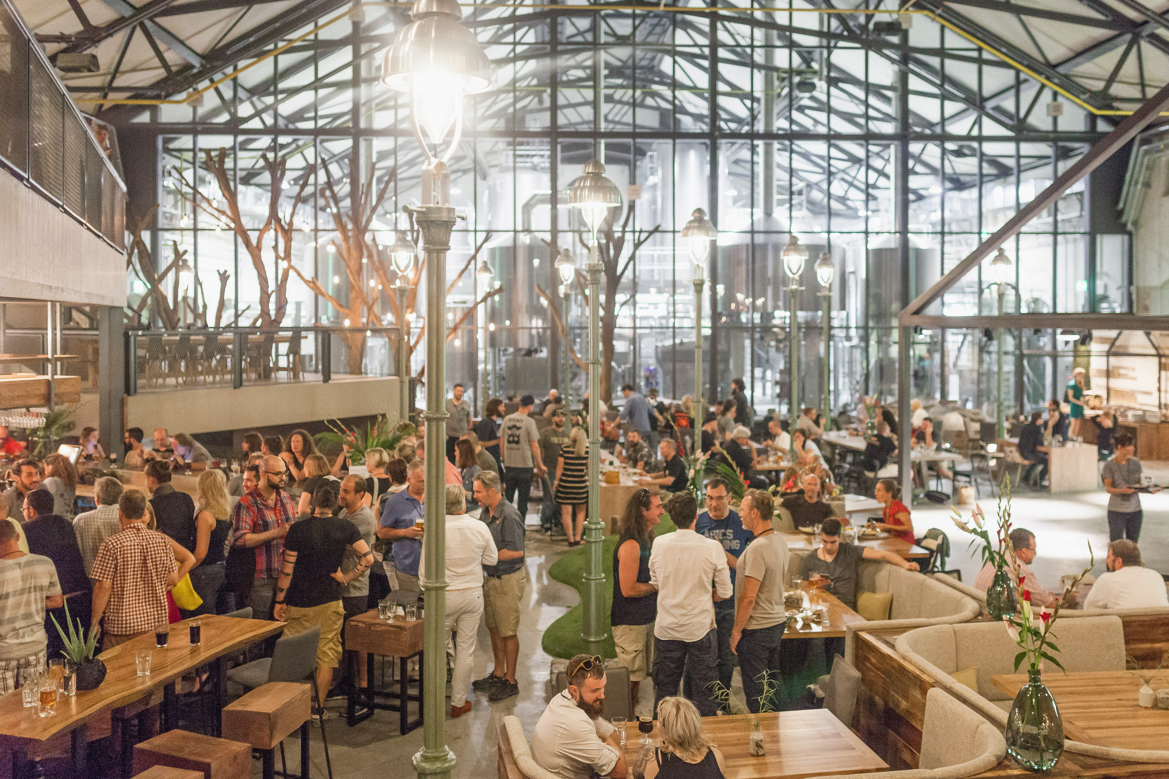 Inside Stone Brewing located in Berlin Germany