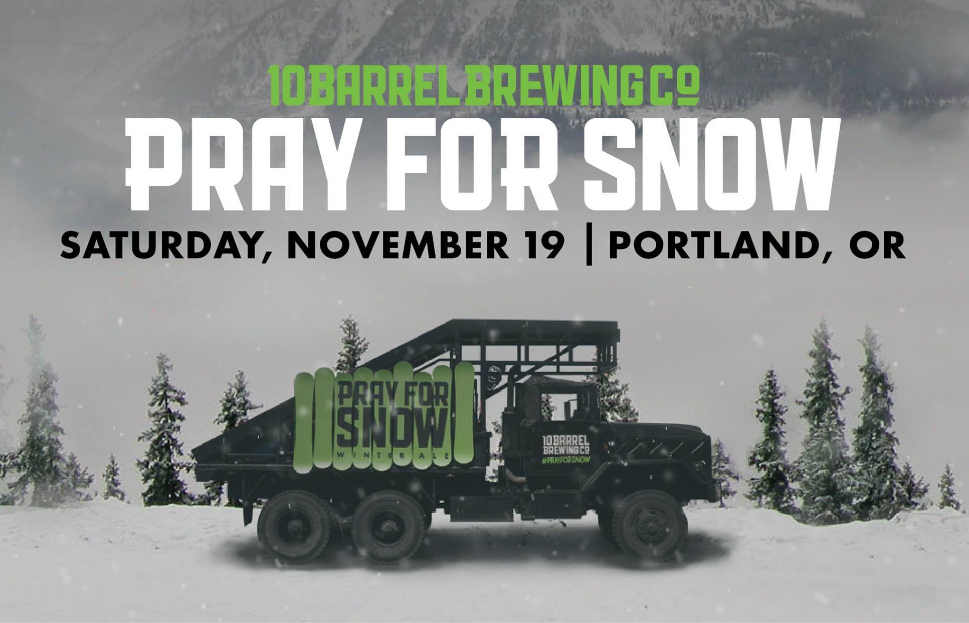 10 Barrel Brewing Pray for Snow Party In Portland