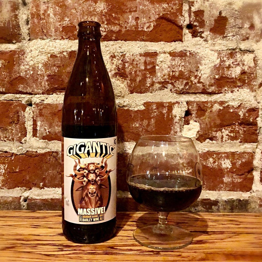 Gigantic Brewing Releases 2017 MASSIVE! Bourbon Barrel Aged Barley Wine