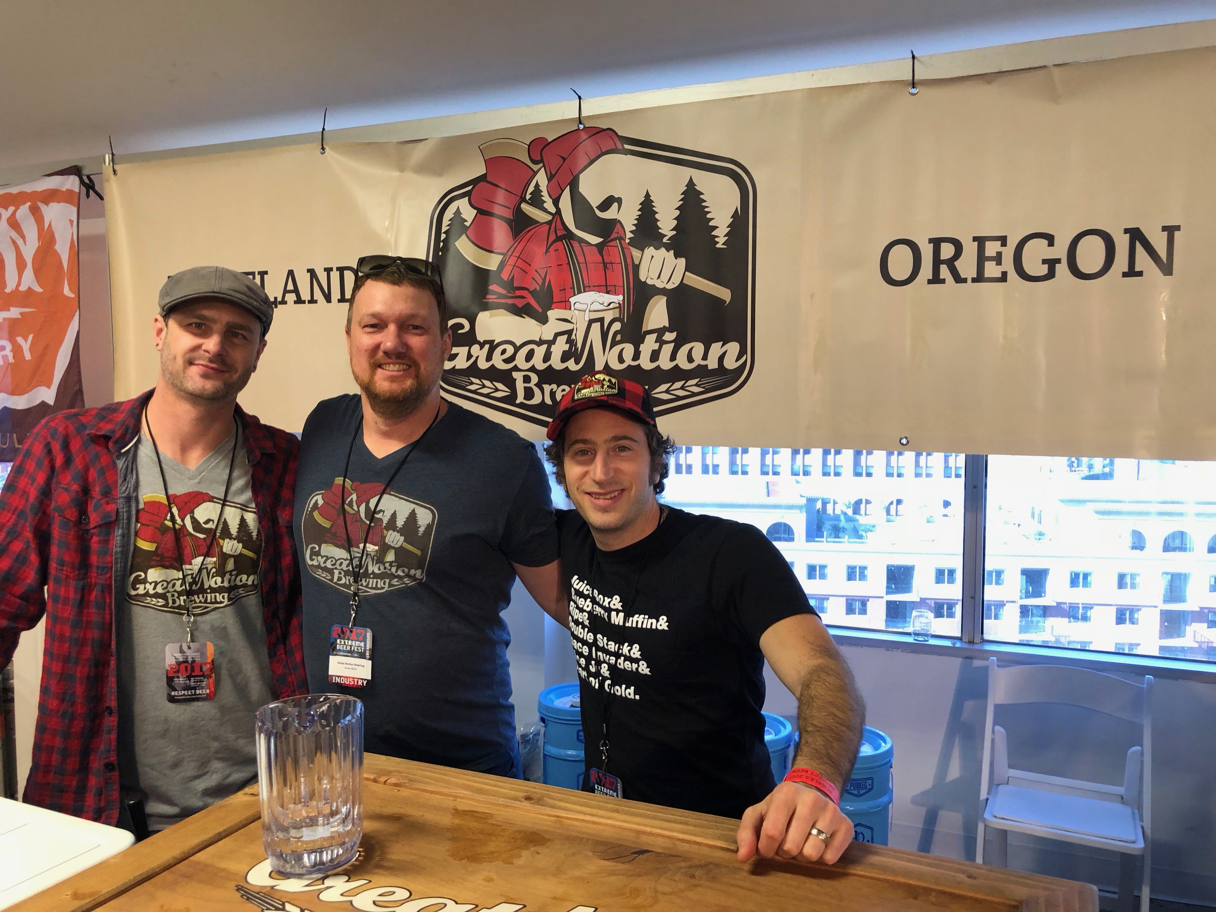 Great Notion was a very popular brewery at BeerAdvocate Extreme Beer Fest in Los Angeles.