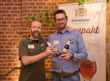 Scott Jennings, head brewmaster at Sierra Nevada (left) and Tobias Zollo, head brewmaster at the Bavarian State Brewery Weihenstephan (right) (photograph: Bavarian State Brewery Weihenstephan)