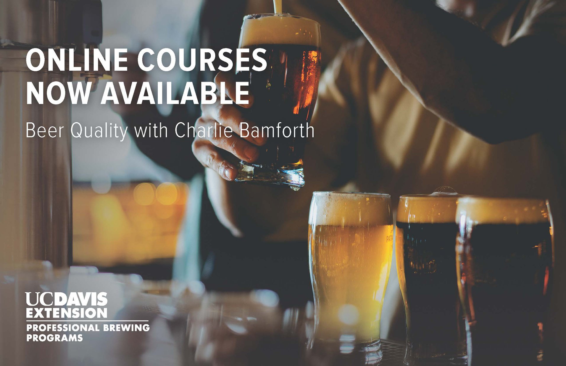 UC Davis Offers New 2018 Summer Brewing and Online Courses