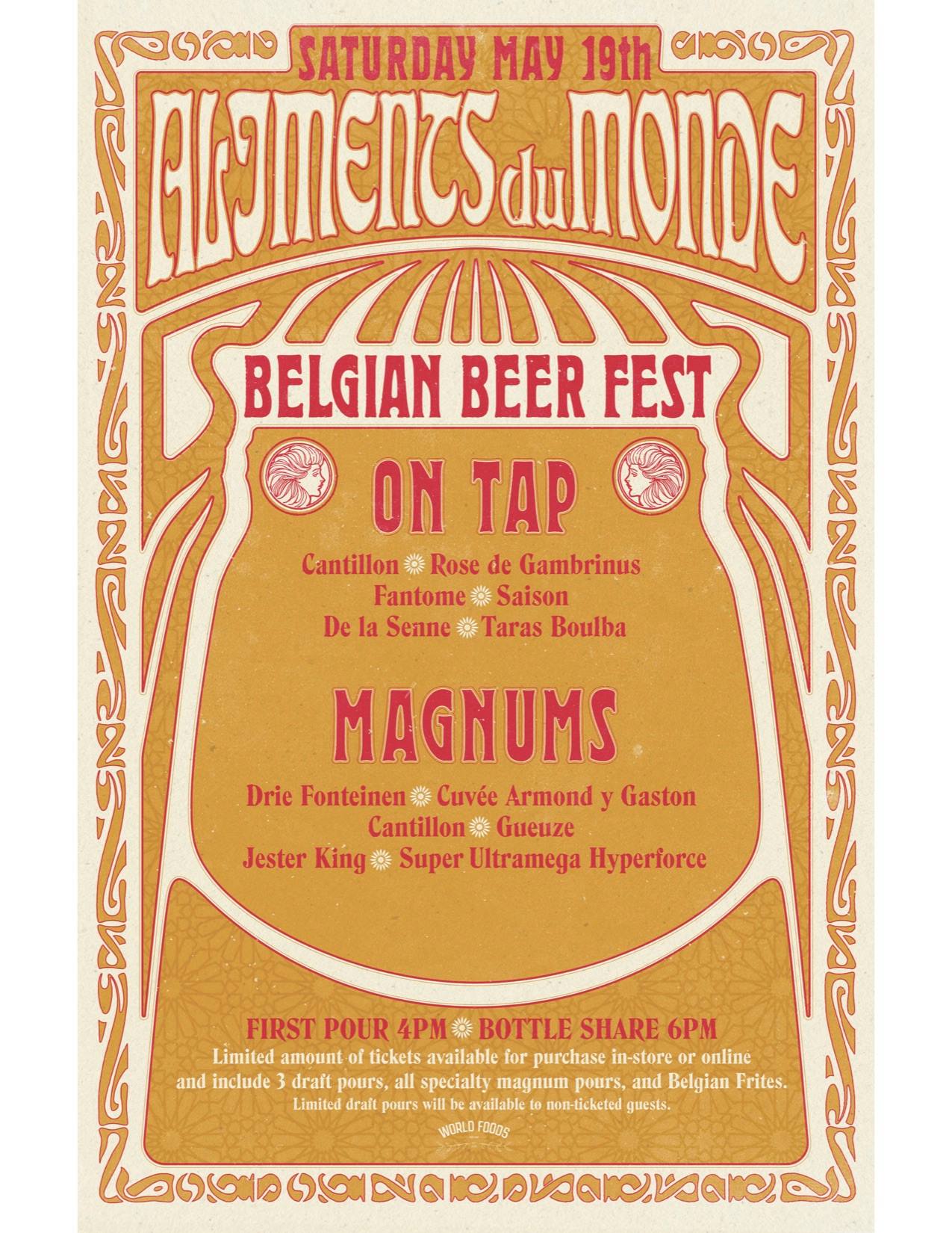 World Foods Portland Presents Aliments du Monde Belgian Beer Fest ...