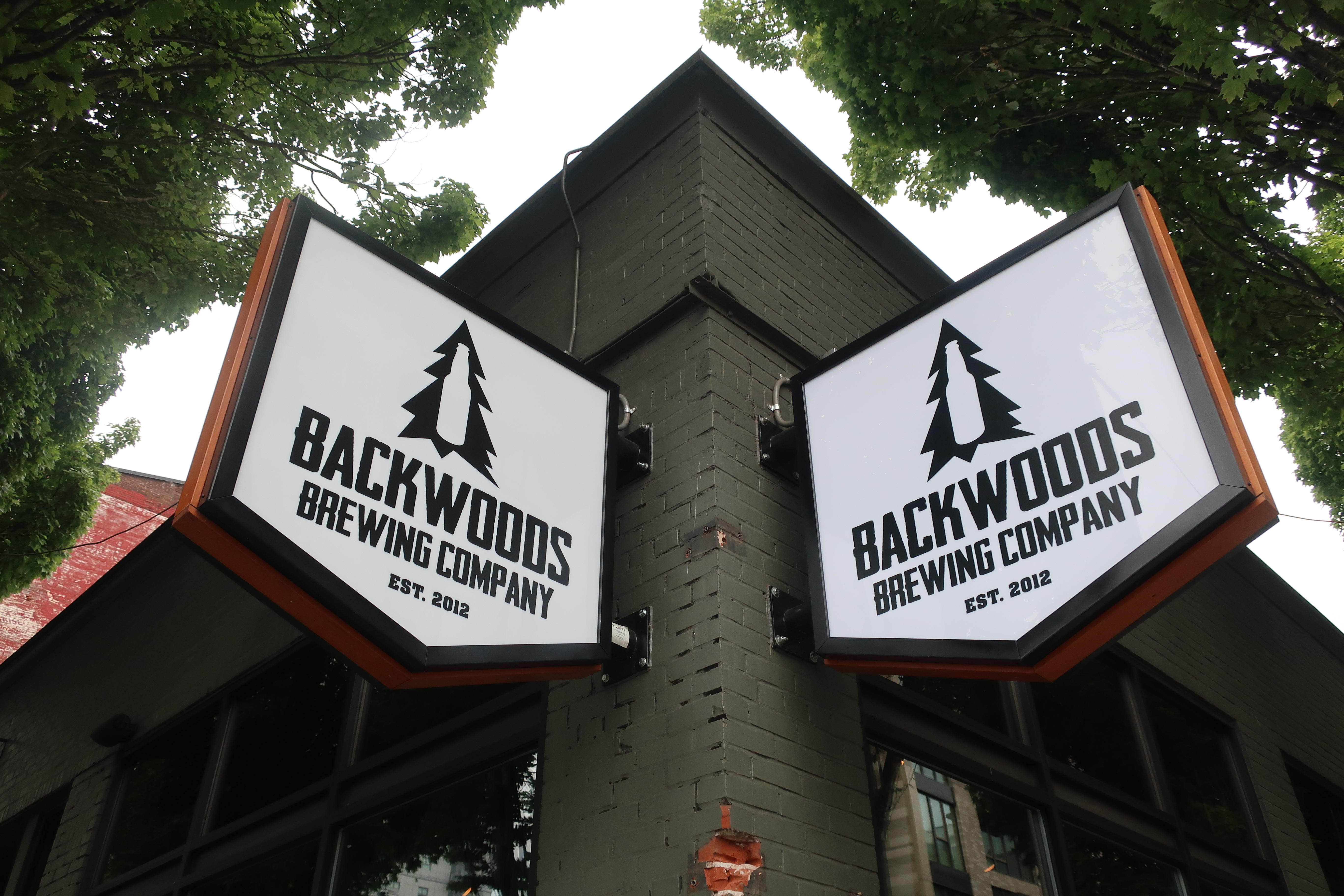 Backwoods In The Pearl is located in Portland's Brewery Blocks.