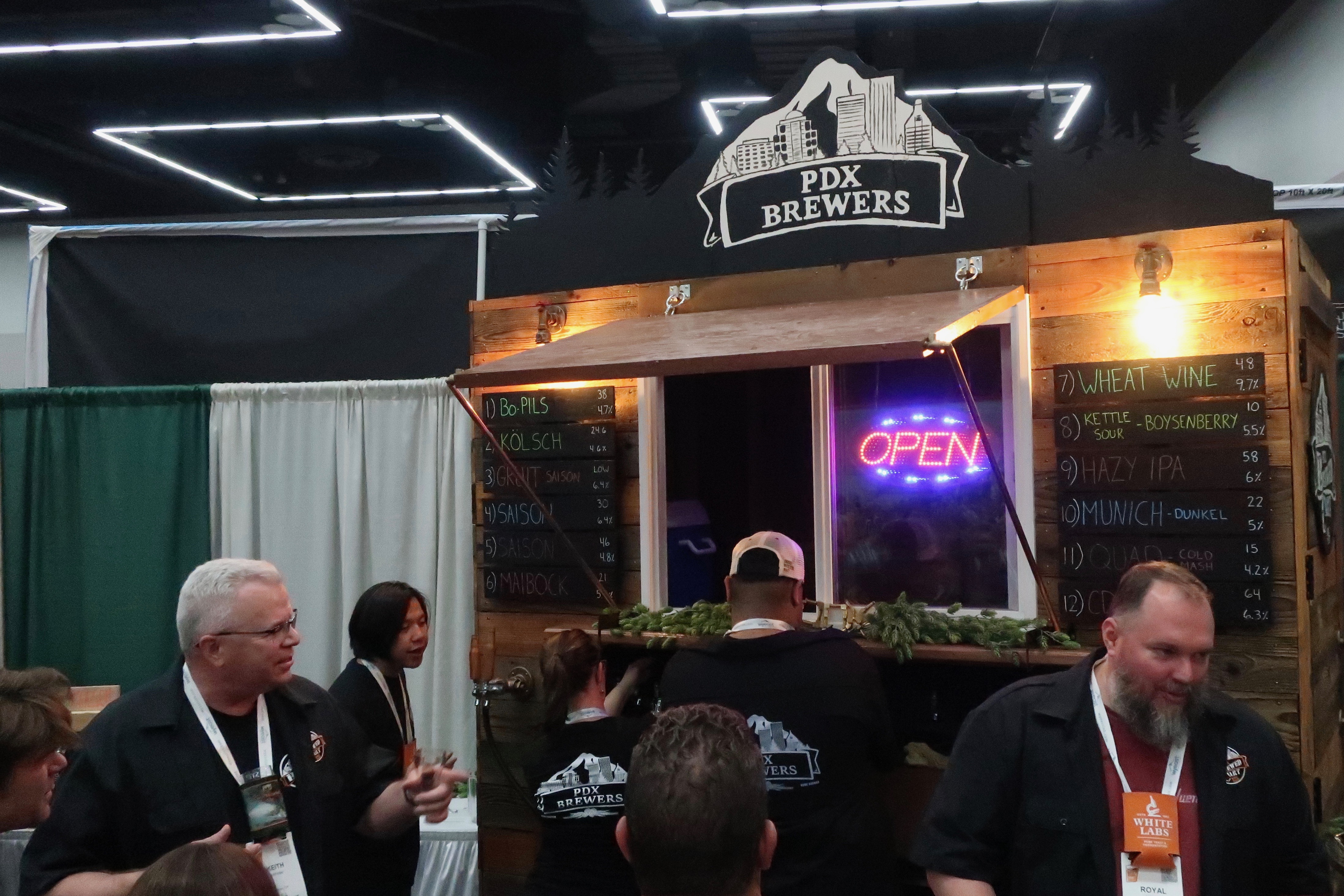 PDX Brewers during Club Night at Homebrew Con 2018.