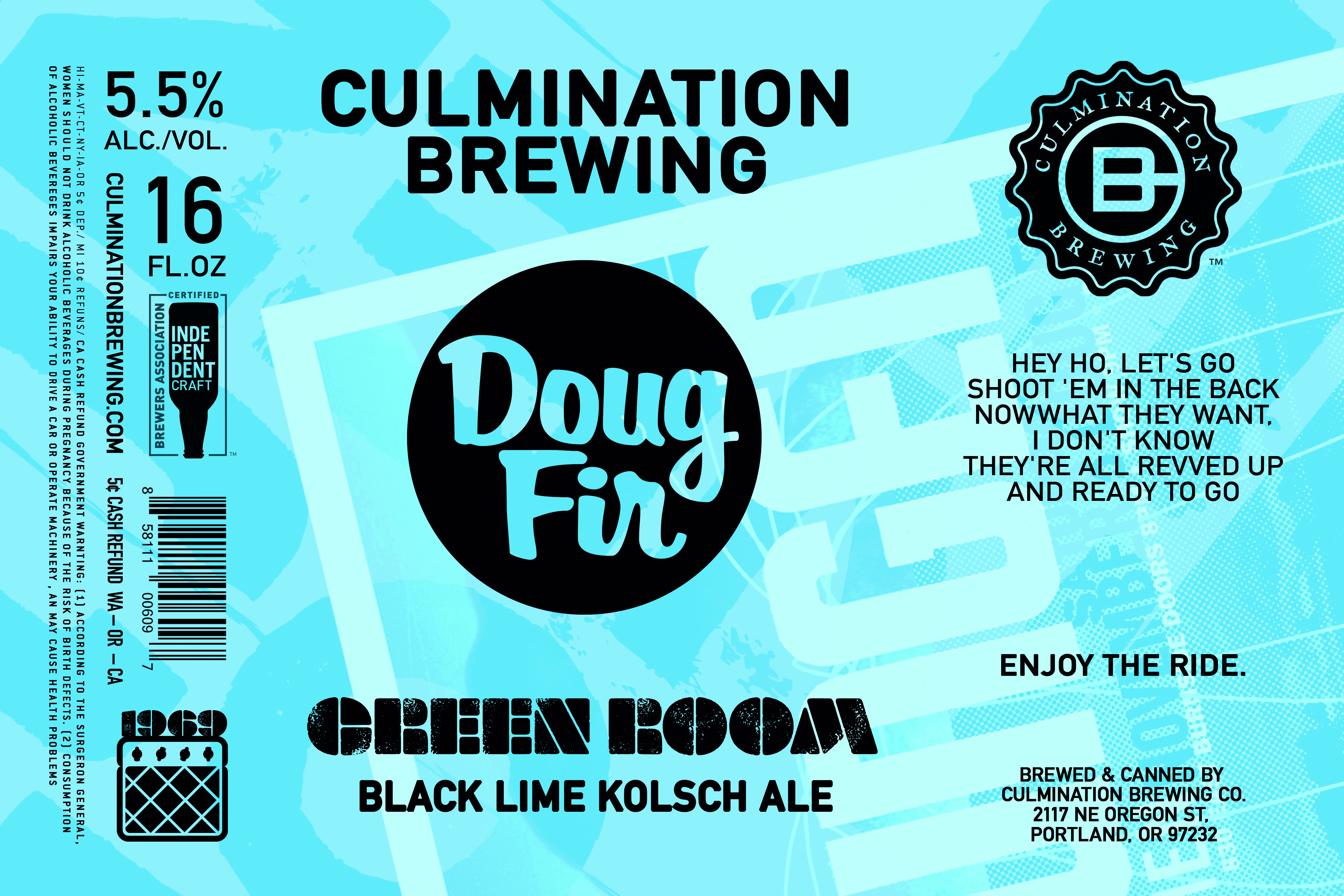 Culmination Brewing Doug Fir Collaborate On Green Room