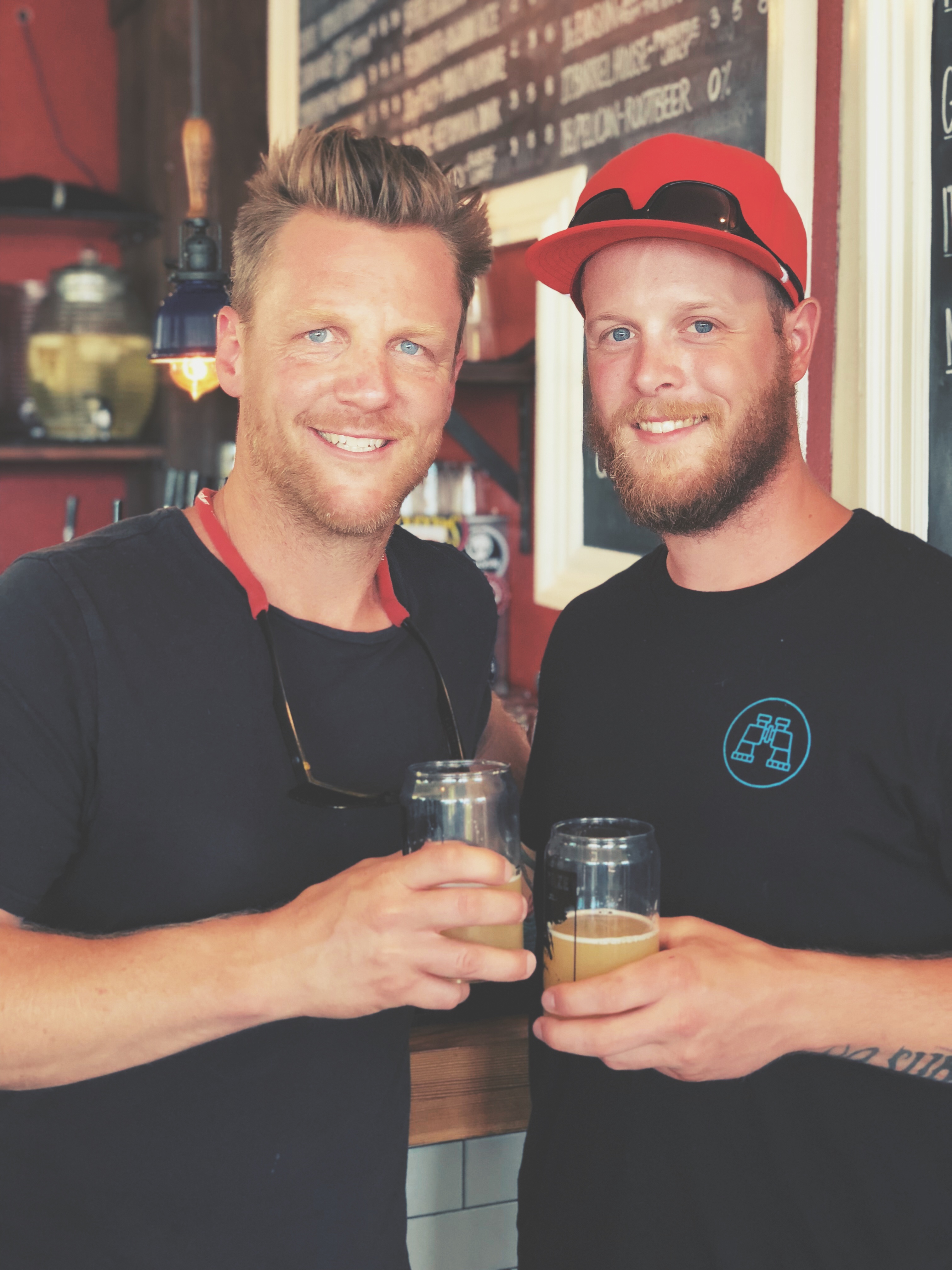 image of Matt Molletta and Jacob Bansmer courtesy of Boss Rambler Beer Club