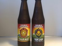 Double Mountain's new 12 ounce refillable bottles of Pale Ale and Hop Lion IPA.