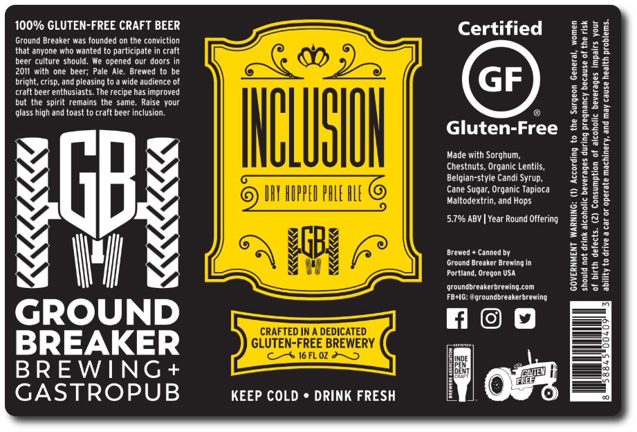 Ground Breaker Brewing Inclusion Dry Hopped Pale Ale