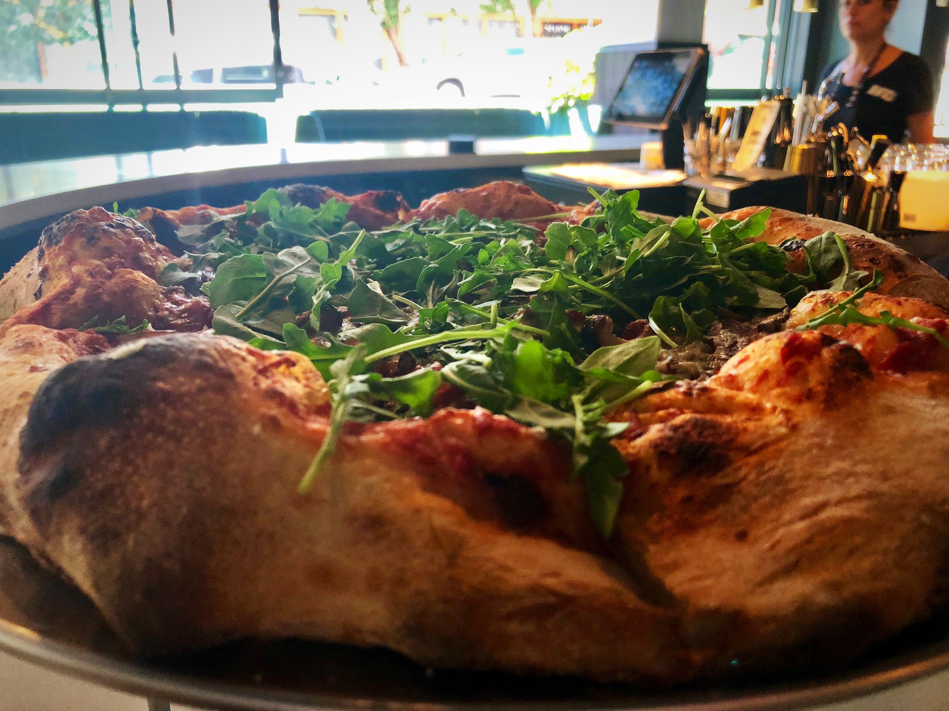 The 16" Mazama Pizza at the new Avid Cider Co. Cider House in Portland's Pearl District