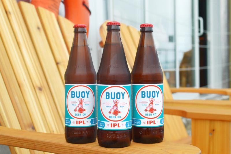 image of Buoy IPL in new Oregon Refillable Bottles courtesy of Buoy Beer