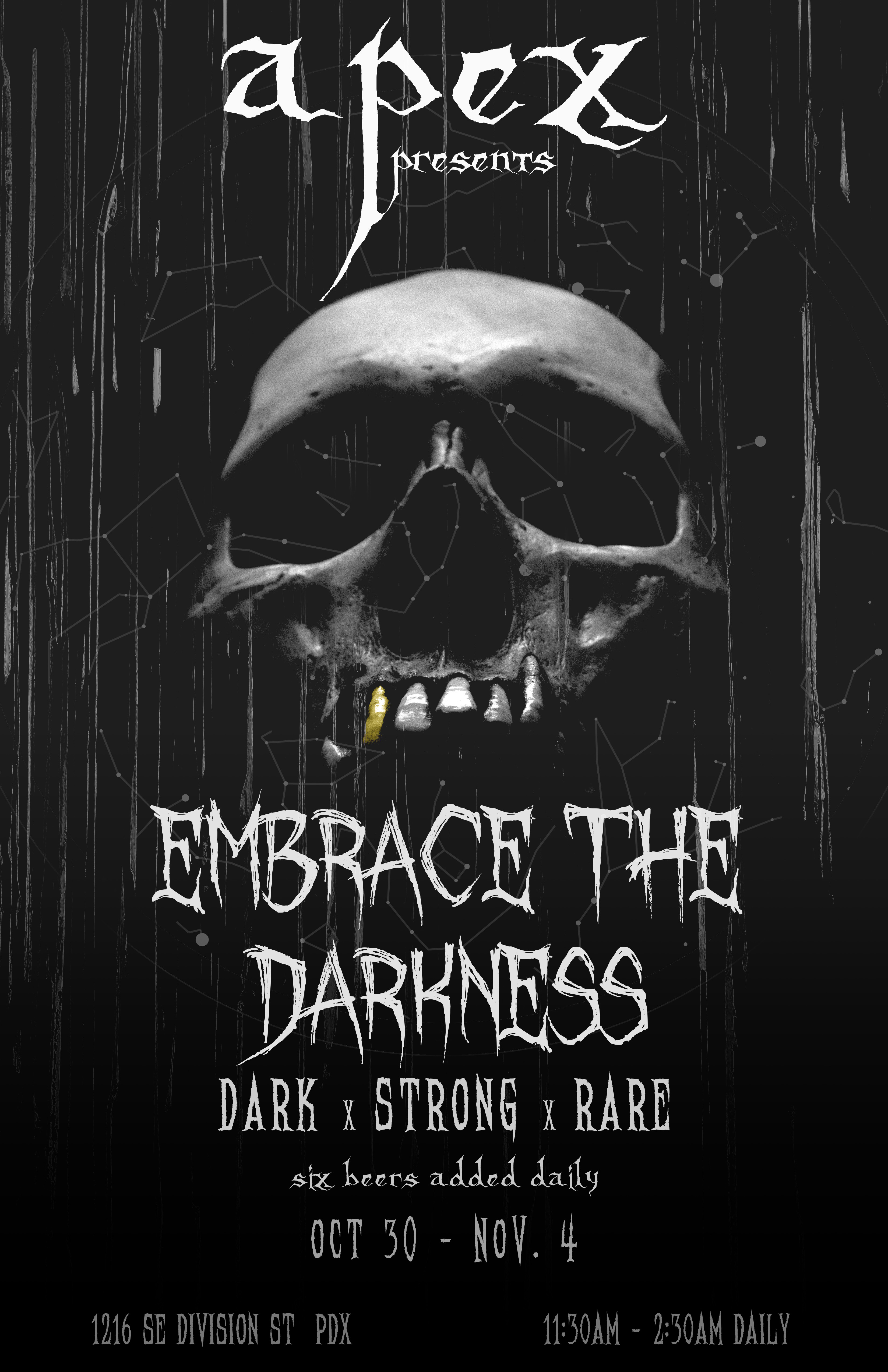 embrace the darkness