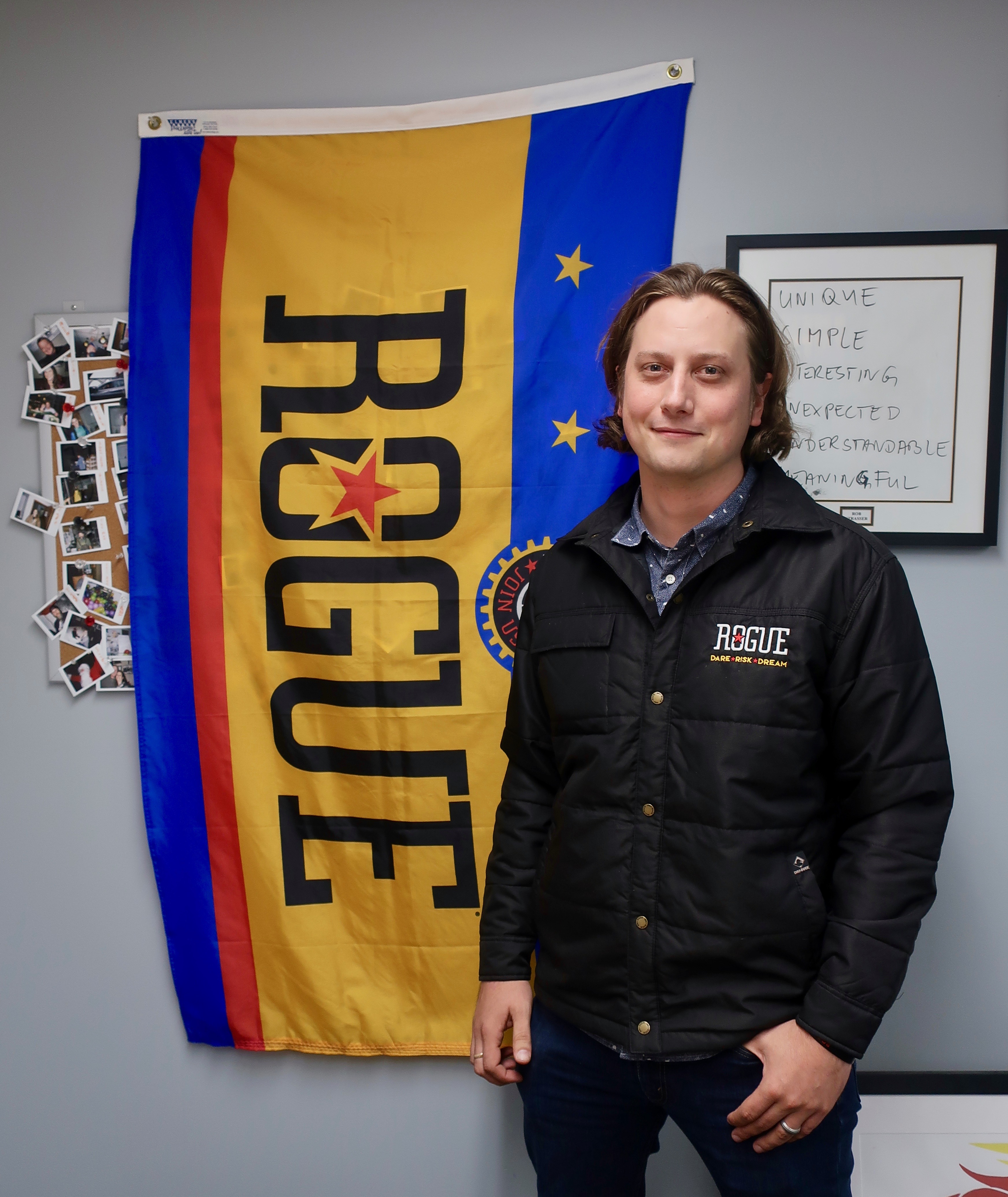 Dharma Tamm, Rogue Ales' current General Manger but will become the brewery's president in January 2019.