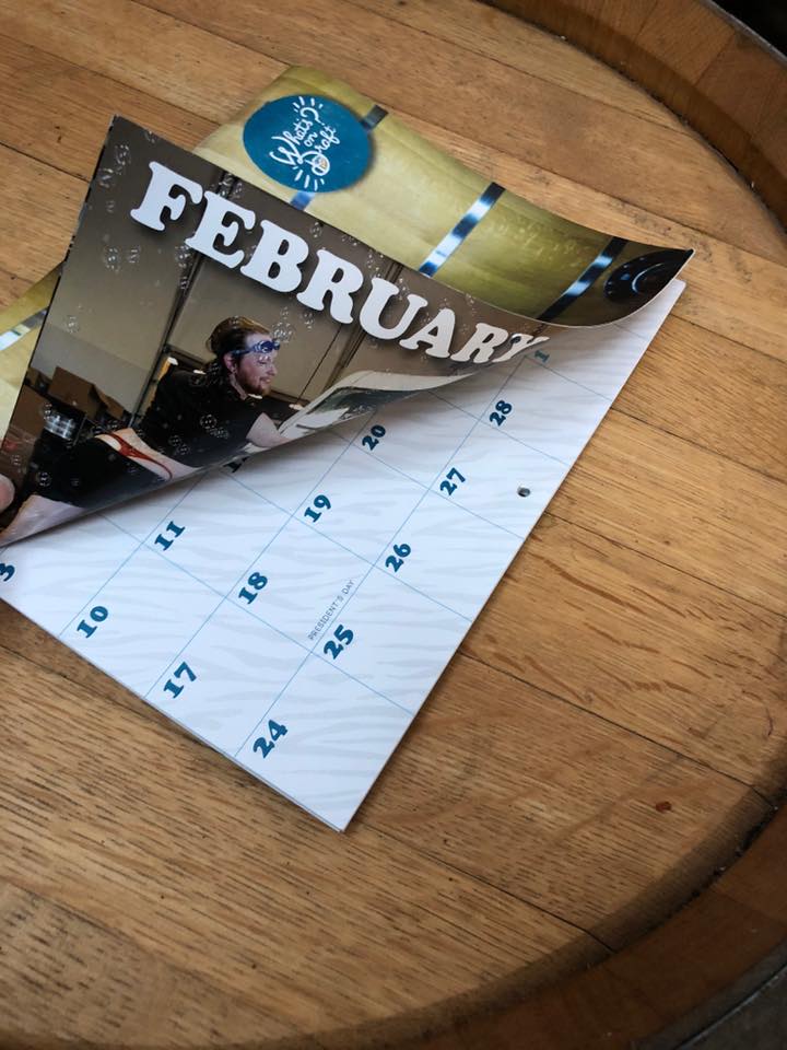 You can purchase the 2019 Sexy Brewers Calendar at 54°40' Brewing Company 3rd Anniversary on Saturday. (image courtesy of 54°40' Brewing Company)
