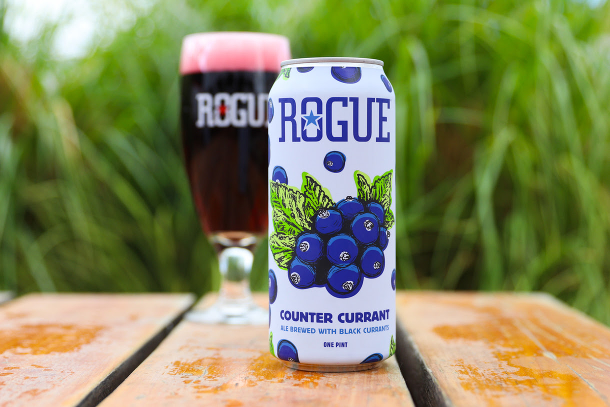image of Counter Currant Ale Brewed with Black Currants courtesy of Rogue Ales