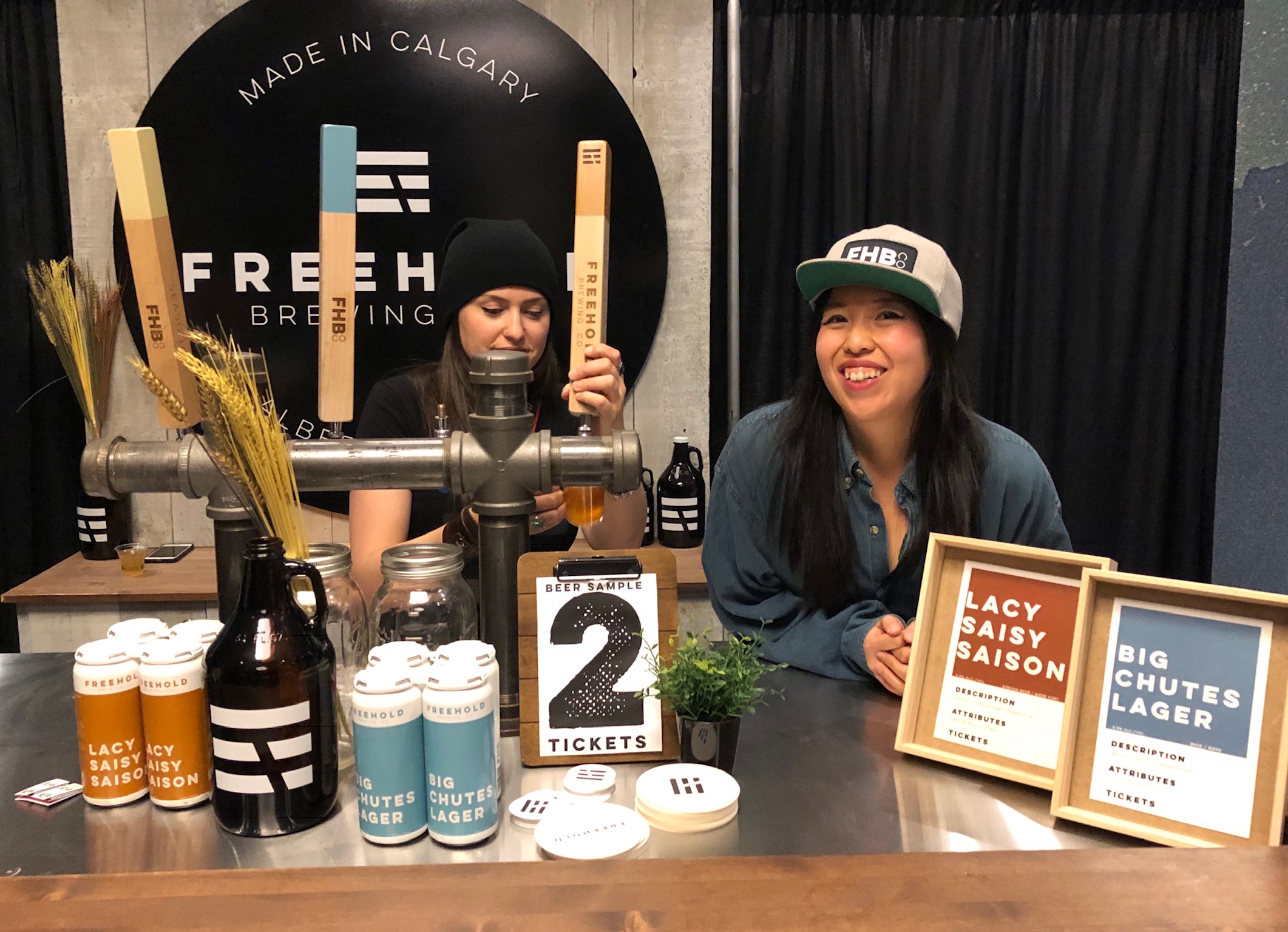 Freehold Brewing at the Banff Craft Beer Festival.
