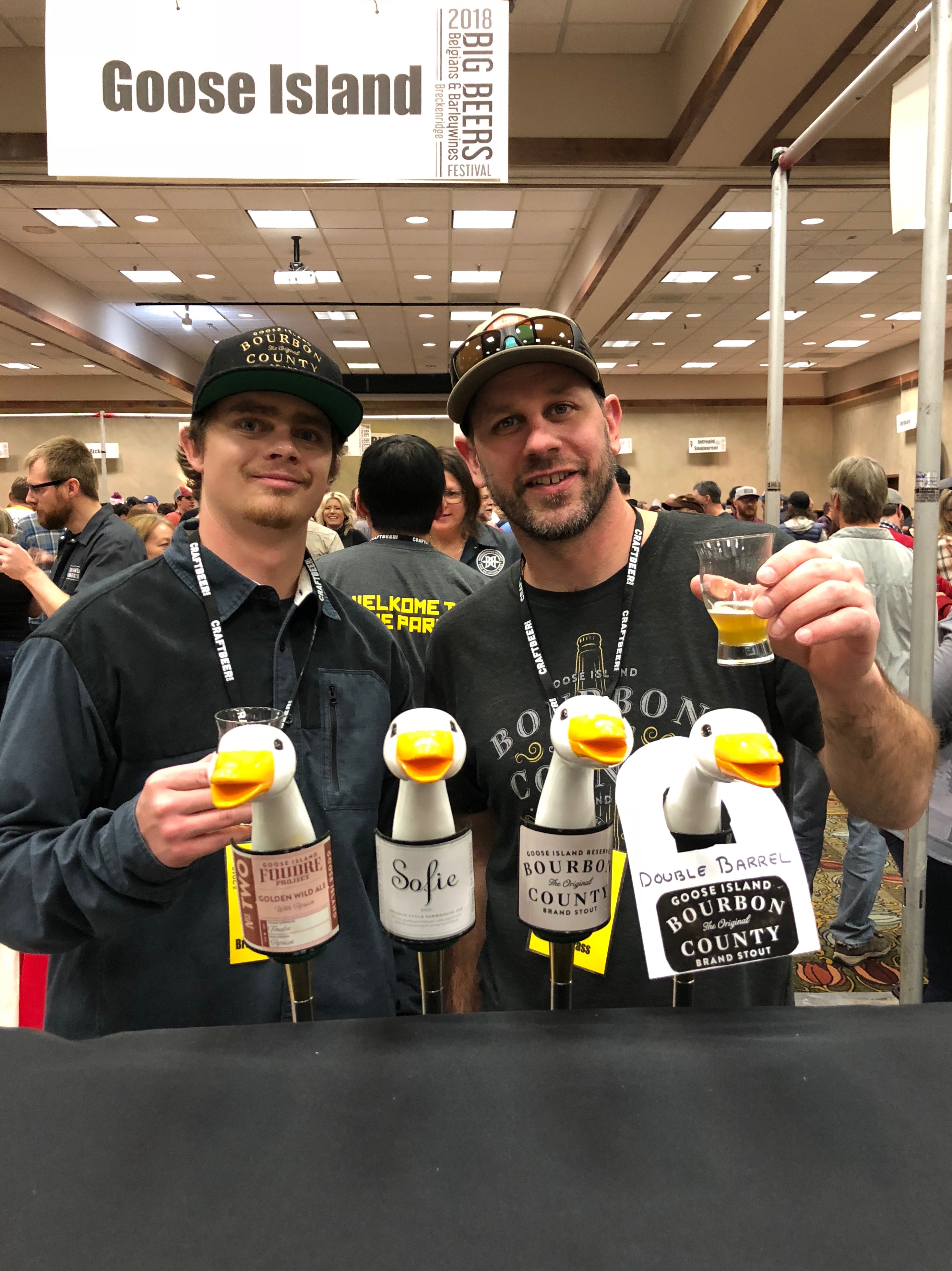 Goose Island Beer Co. pours a rare variant of Bourbon County Brand Stout at Big Beers, Belgians & Barleywines Festival.