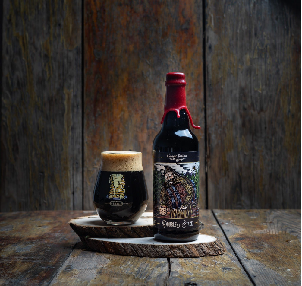 image of Bourbon Barrel Double Stack courtesy of Great Notion Brewing