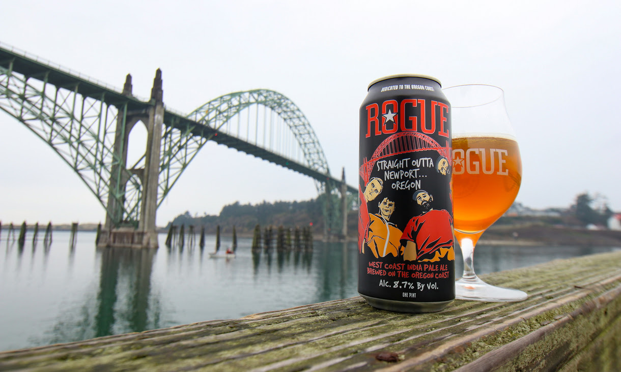 image of Straight Outta Newport...Oregon courtesy of Rogue Ales