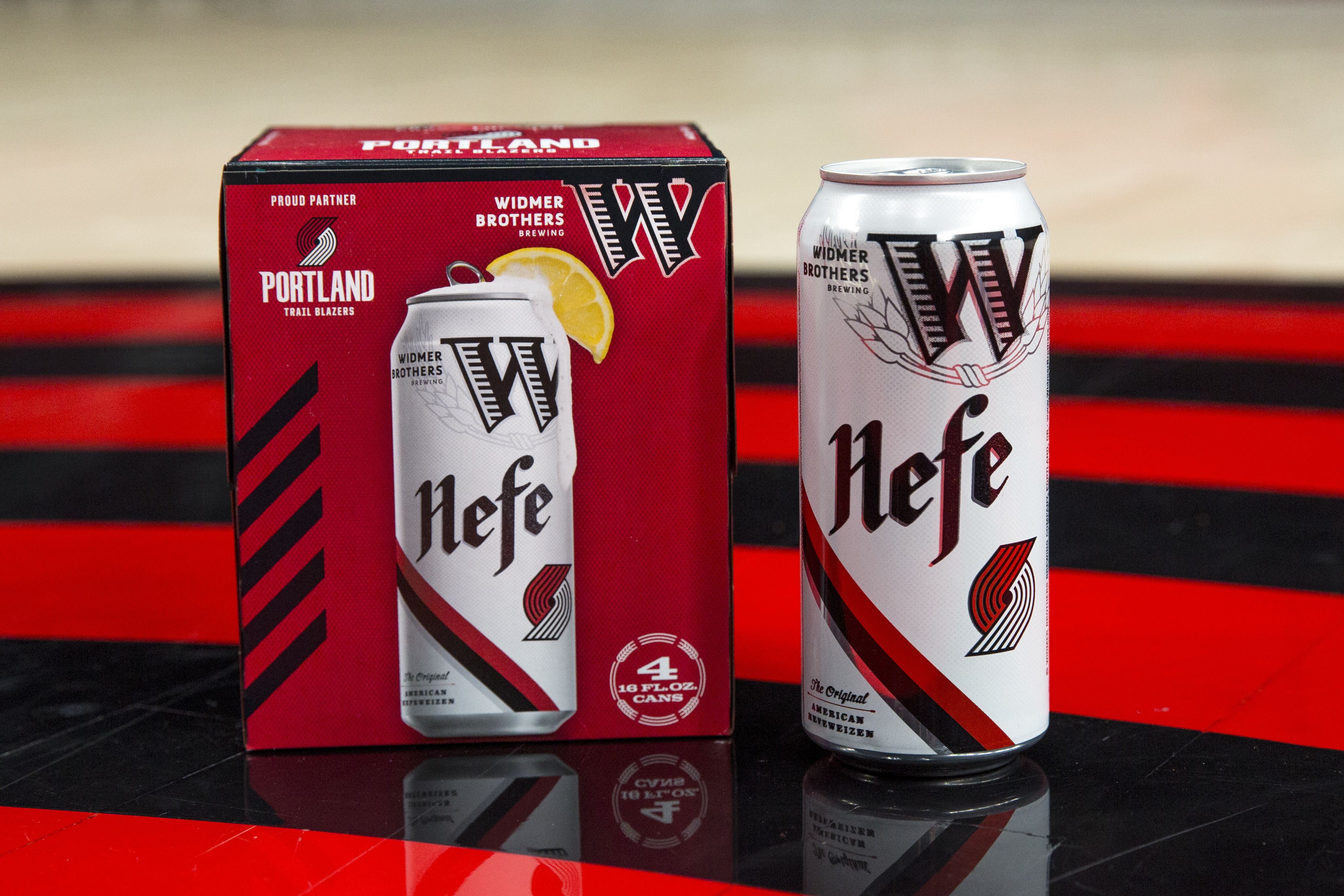 image of the Widmer Brothers and Portland Trail Blazers 4-pack courtesy of Widmer Brothers Brewing