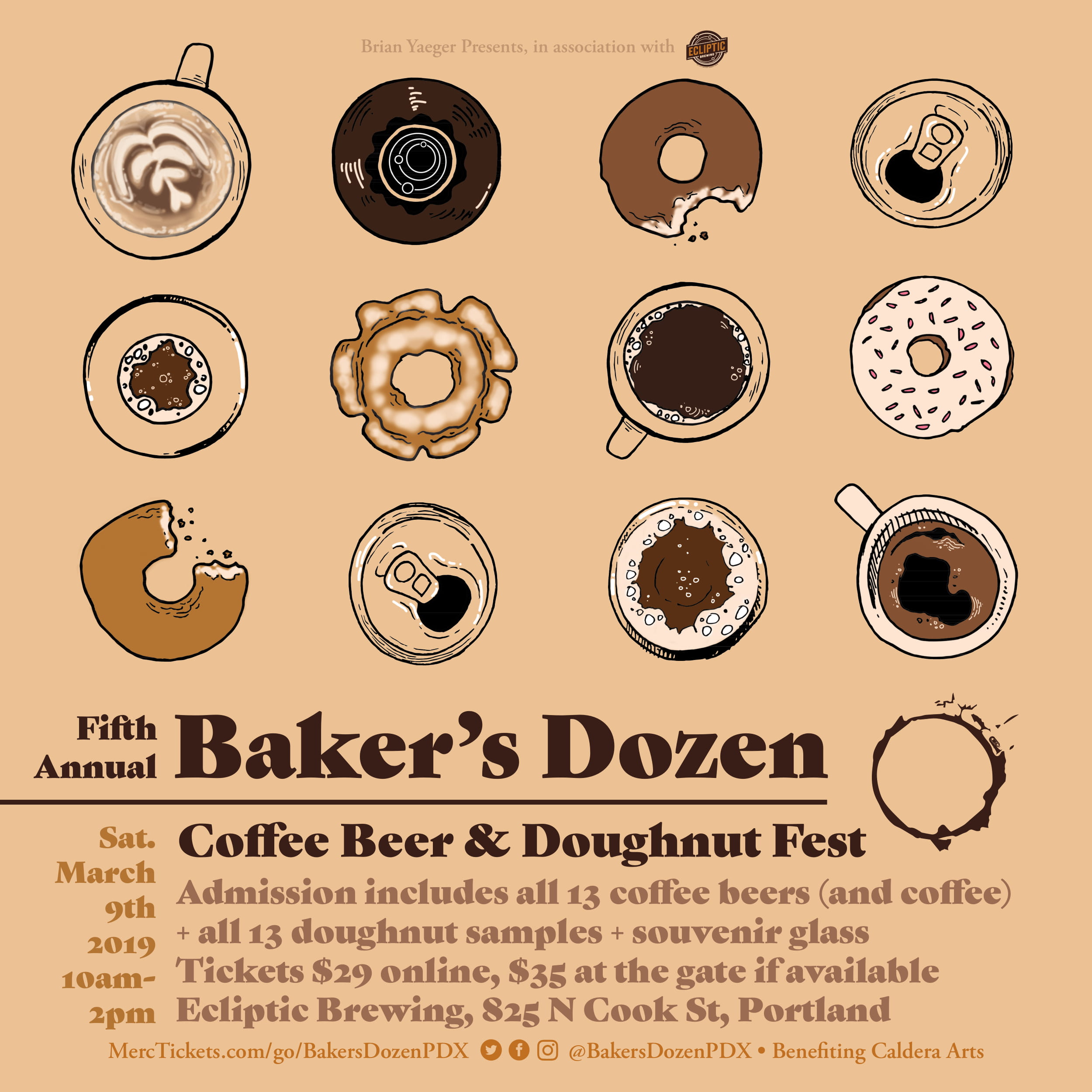 5th Annual Baker's Dozen 2019 Poster