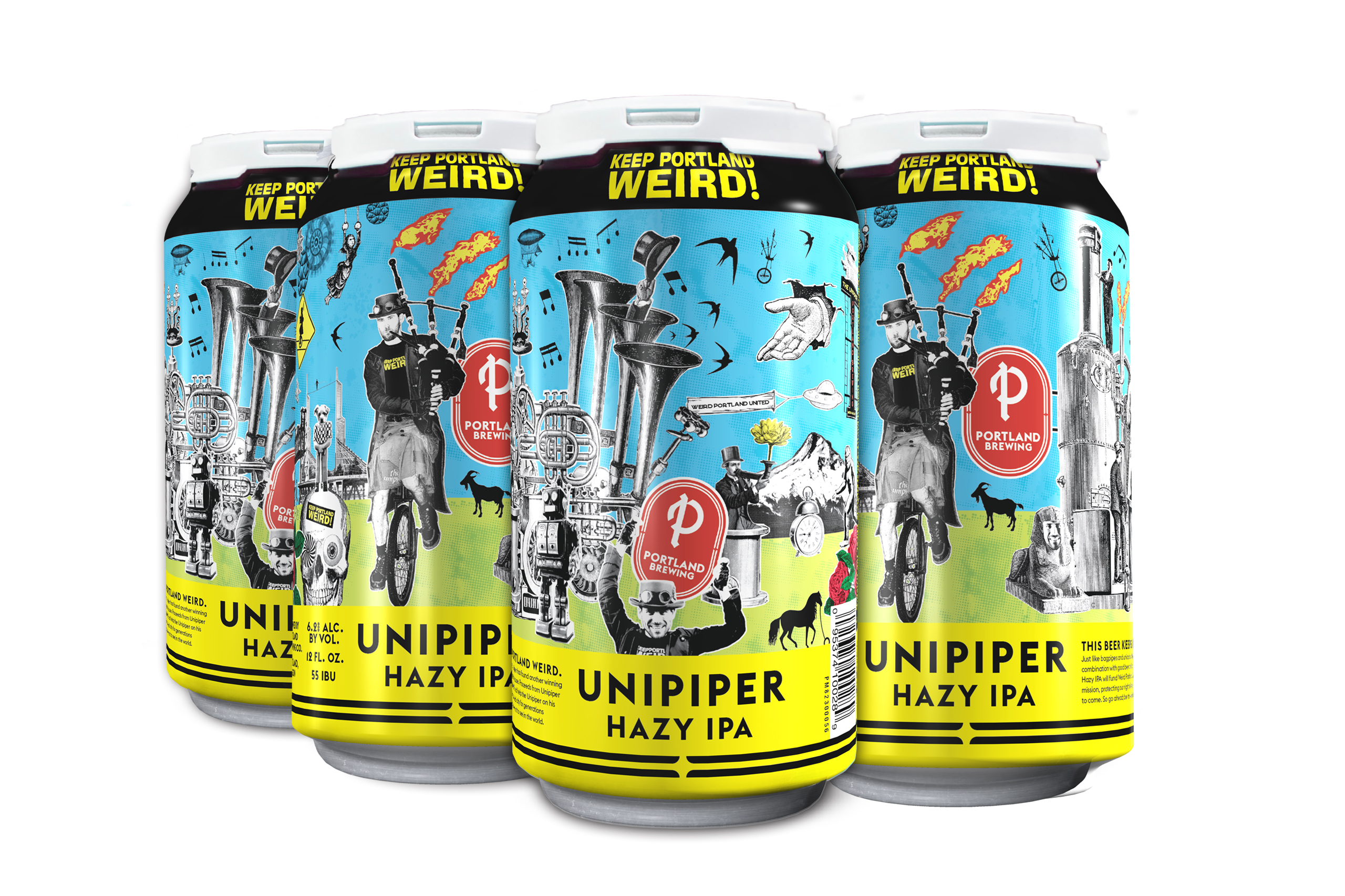 Stay Weird Alien Beer Can Cooler — Lighthouse Paper Co.