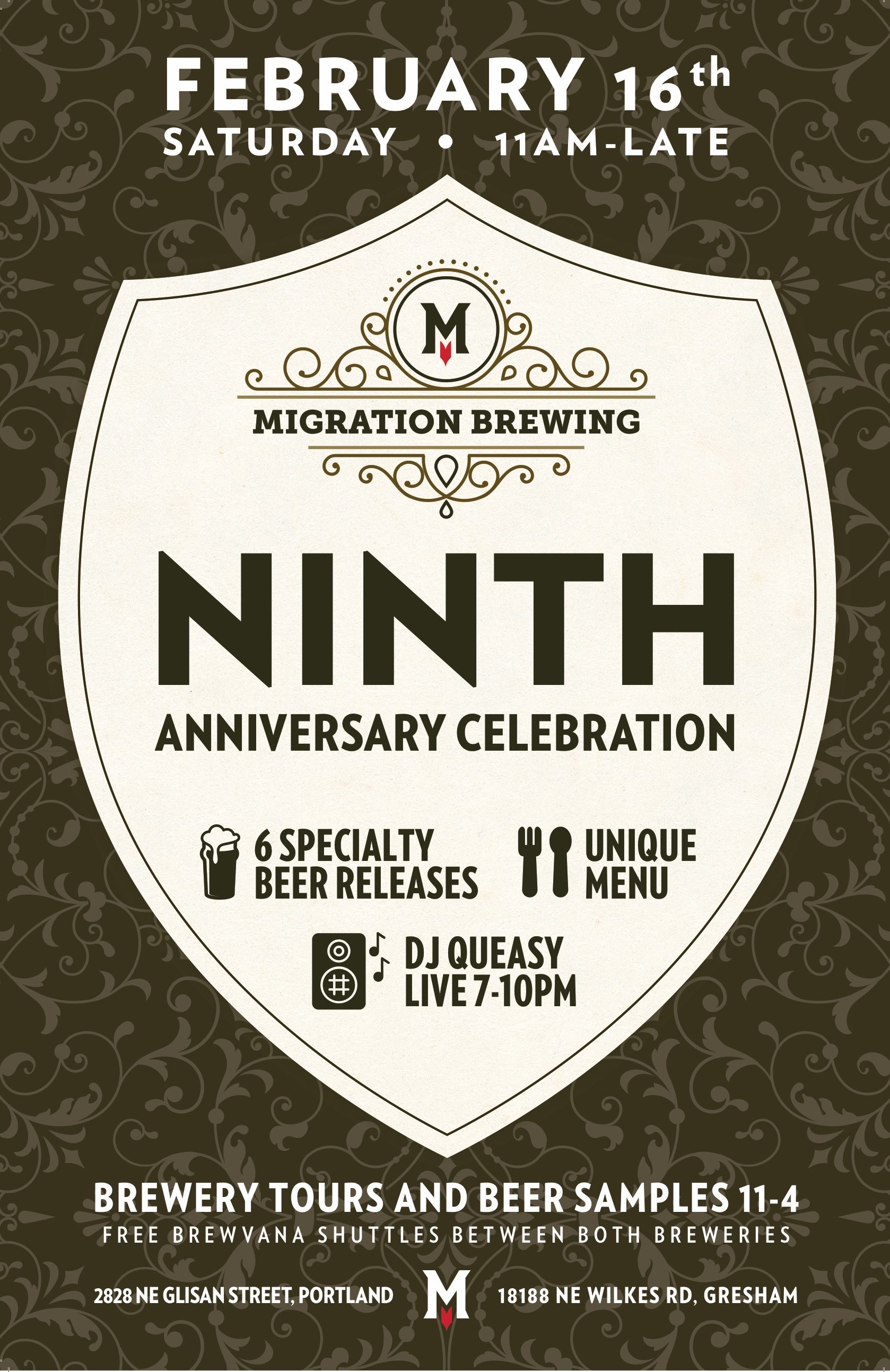 Migration Brewing - 9th Anniversary Poster v4