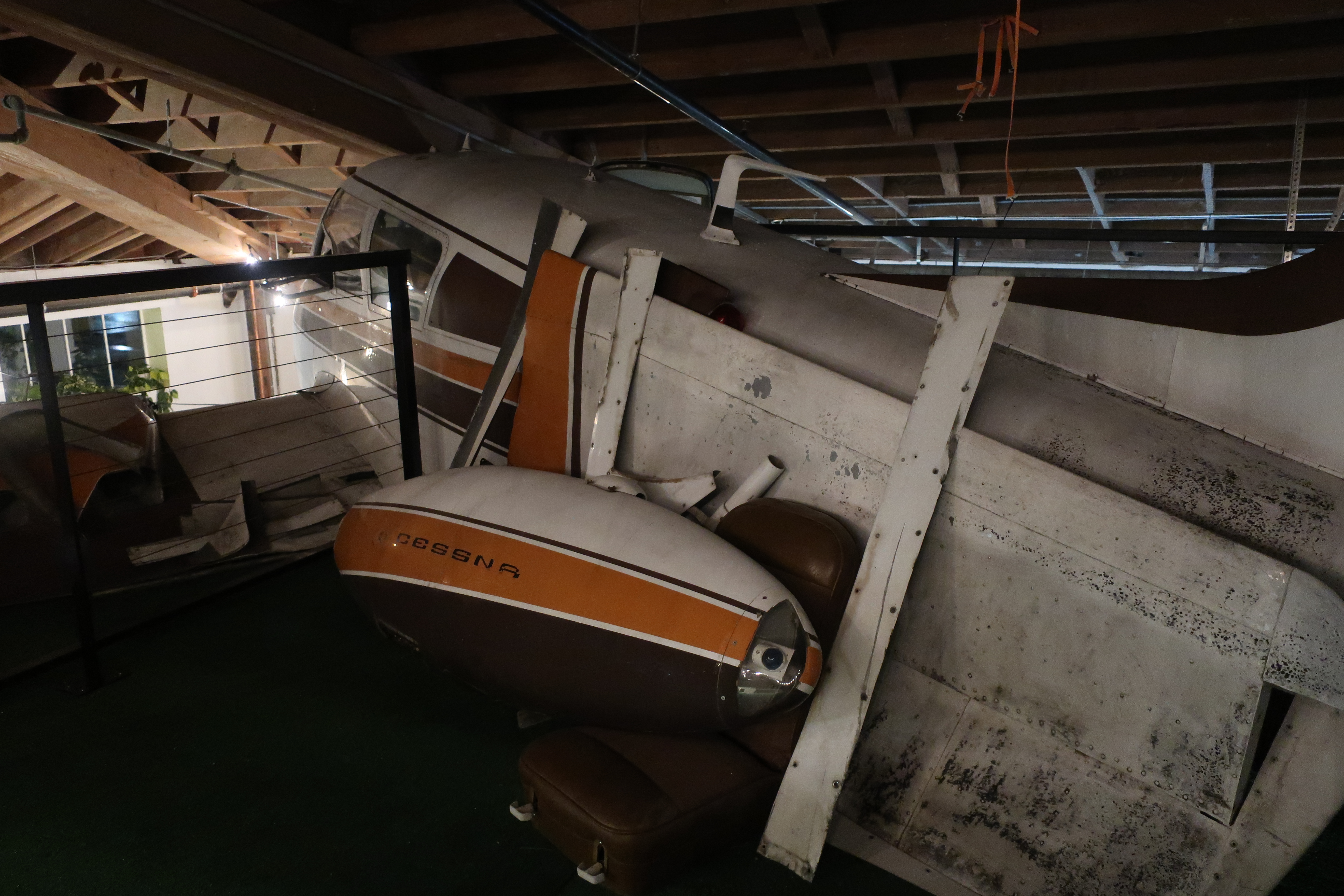 Soon patrons will be able to go inside the cockpit of the 1958 Cessna 310B on display inside Vagabond Brewing Portland.