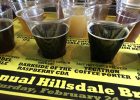 The Yellow Taster Tray of beers at the 2018 McMenamins Hillsdale Brew Fest.