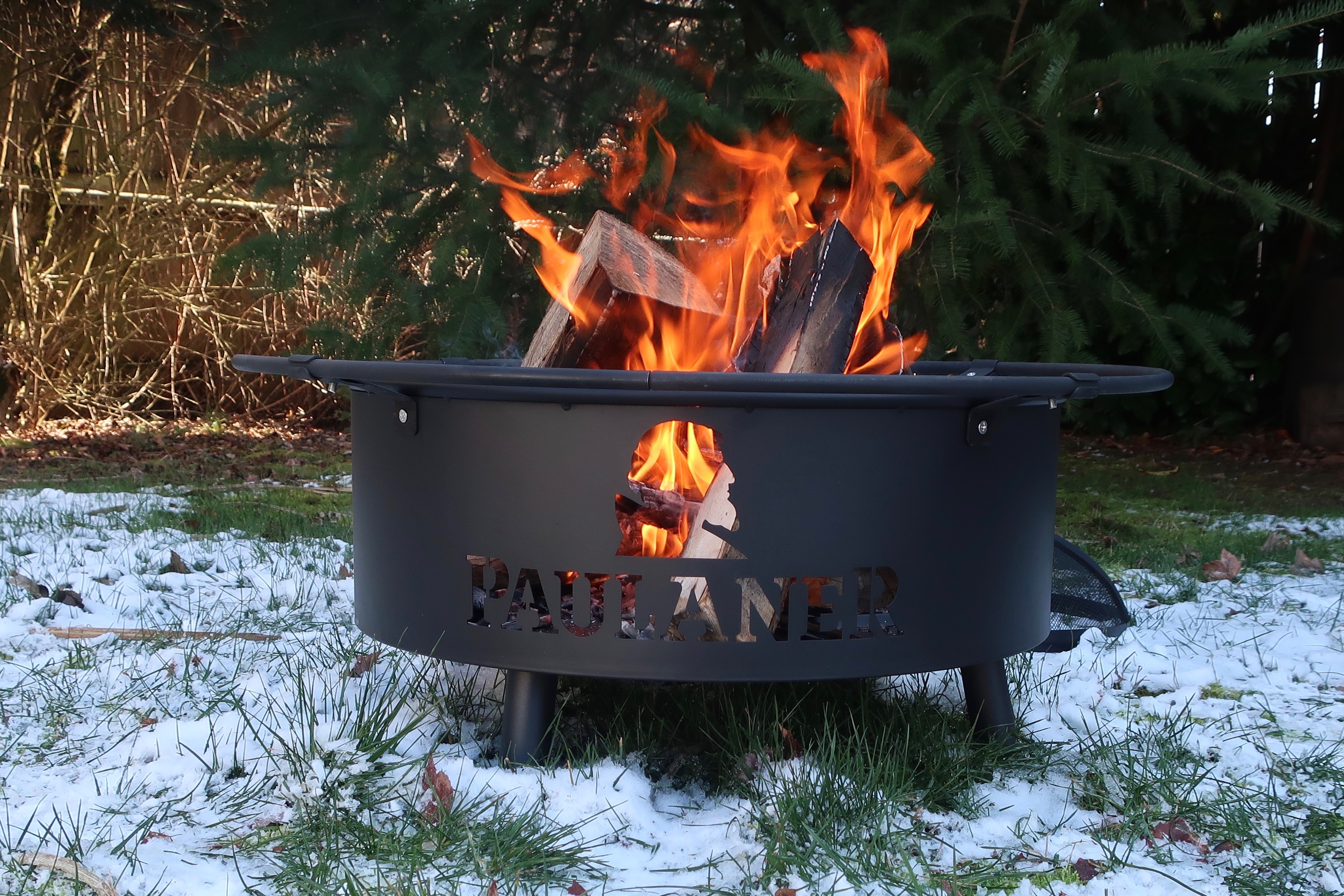 You can win this Paulaner Fire Pit by texting PAULANERHAUS to 484848.