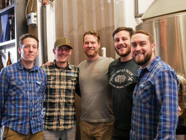 image of the brewers from Thirsty Monk Denver and Crooked Stave courtesy of Thirsty Monk
